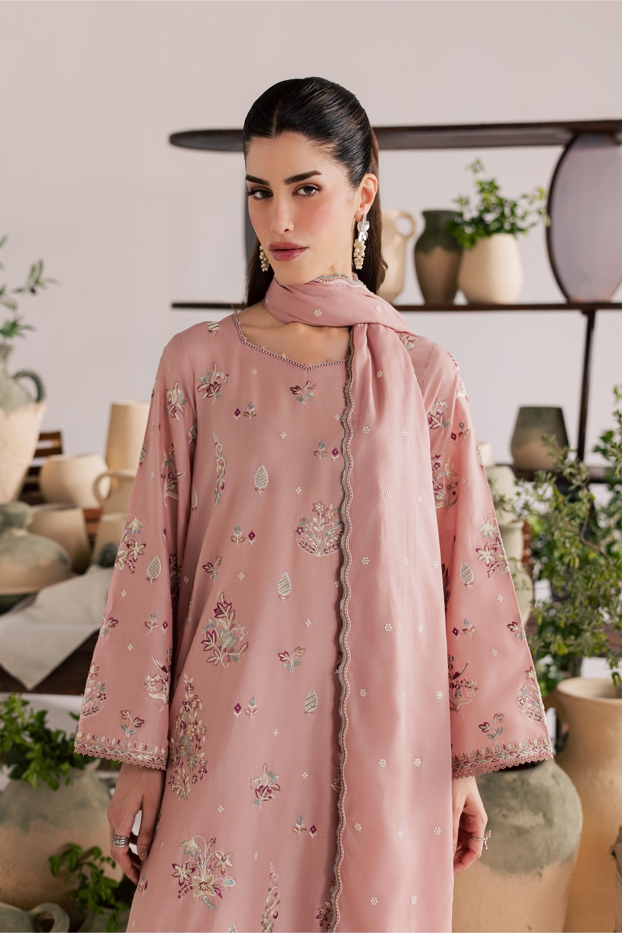  Cloud Pink 3Pc - Embroidered Lawn Dress EverydayEdit26  BATIK   XS / Candy Pink / Pima Lawn-S / Candy Pink / Pima Lawn-M / Candy Pink / Pima Lawn-L / Candy Pink / Pima Lawn-XL / Candy Pink / Pima Lawn