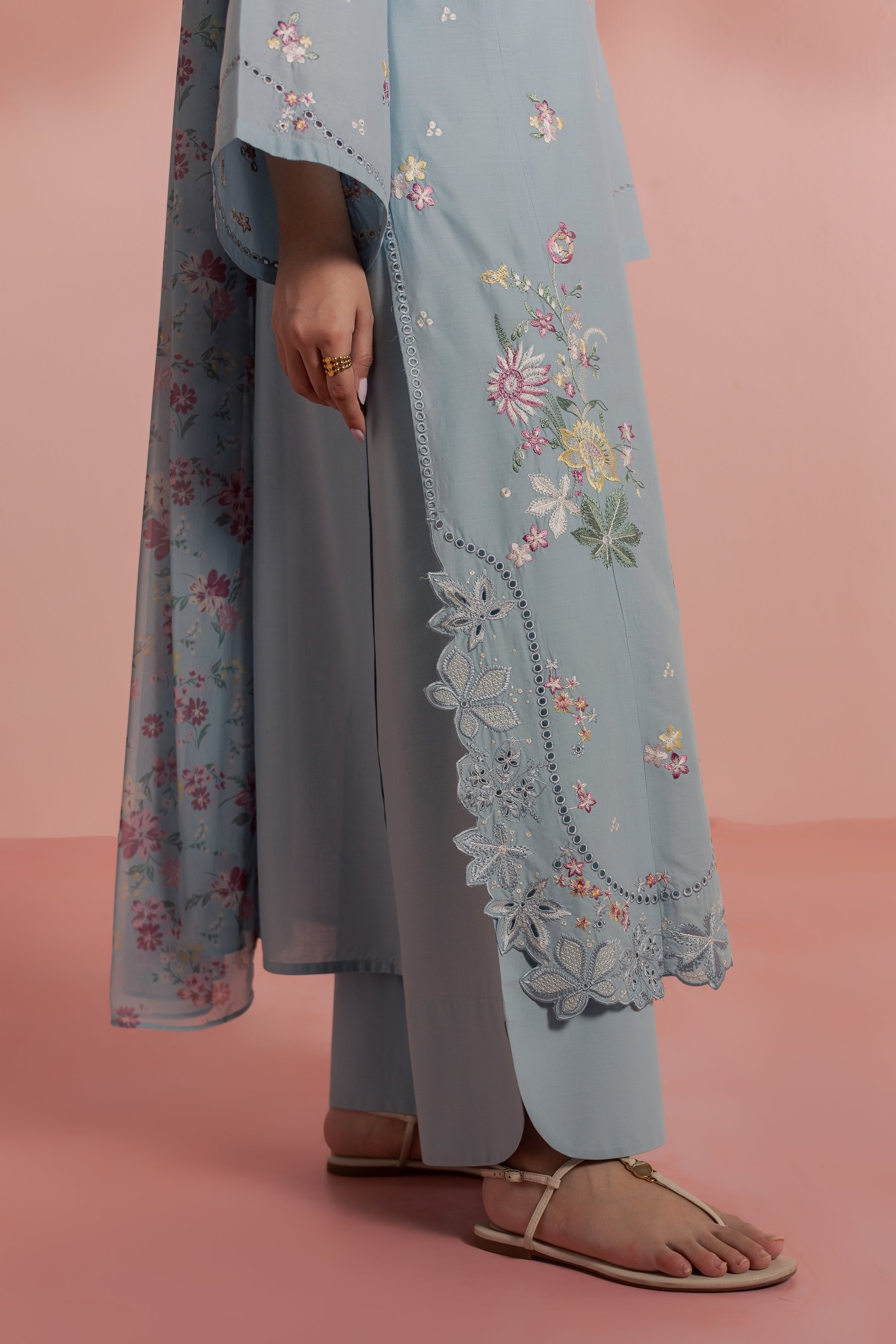  CloudPie 3Pc - Embroidered Lawn Dress BATIKSS26  BATIK   XS / Sky blue / Pima Lawn-S / Sky blue / Pima Lawn-M / Sky blue / Pima Lawn-L / Sky blue / Pima Lawn-XL / Sky blue / Pima Lawn