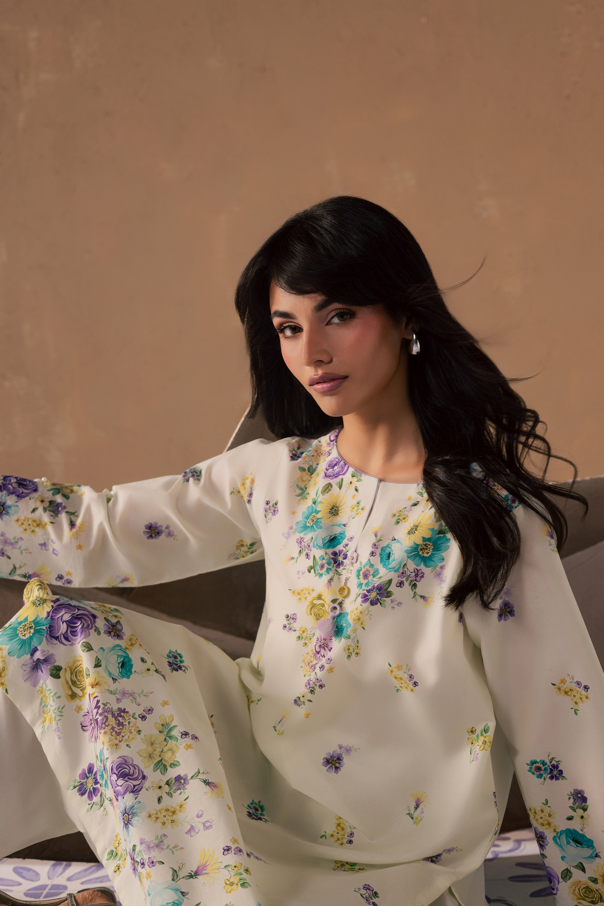  Conard 2Pc - Printed Lawn Dress BATIKSS26  BATIK   XS / Off White / Lawn-S / Off White / Lawn-M / Off White / Lawn-L / Off White / Lawn-XL / Off White / Lawn
