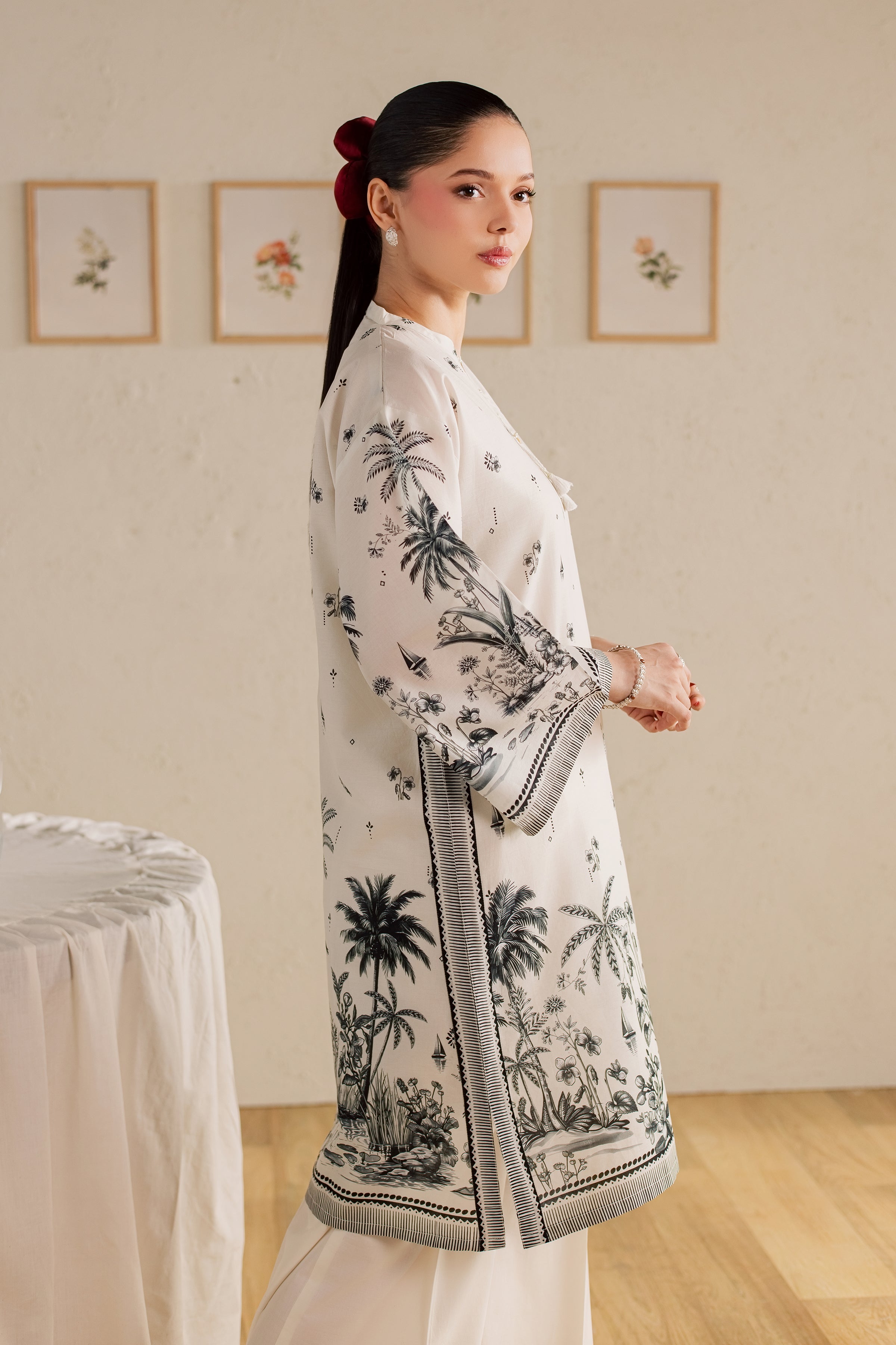  Connor 2Pc - Printed Lawn Dress BATIKSS26  BATIK   XS / Off White / Lawn-S / Off White / Lawn-M / Off White / Lawn-L / Off White / Lawn-XL / Off White / Lawn