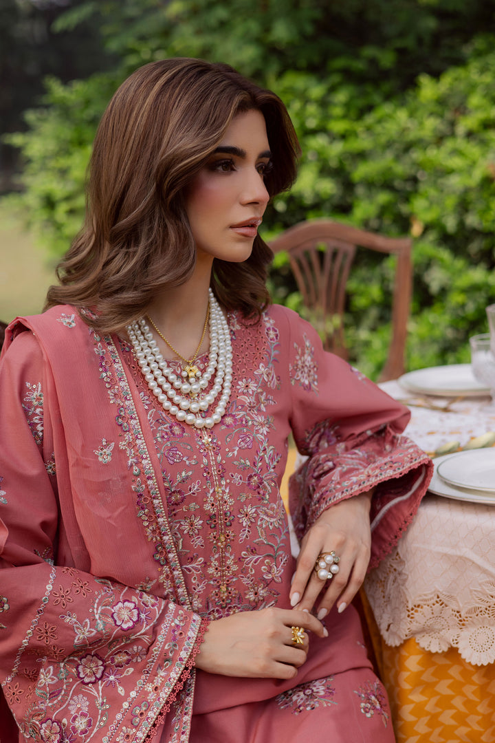  Coral Feather 3Pc - Embroidered Khaddar Dress BATIK WINTER PRET 2025  BATIK   XS / Coral / Khaddar-S / Coral / Khaddar-M / Coral / Khaddar-L / Coral / Khaddar-XL / Coral / Khaddar