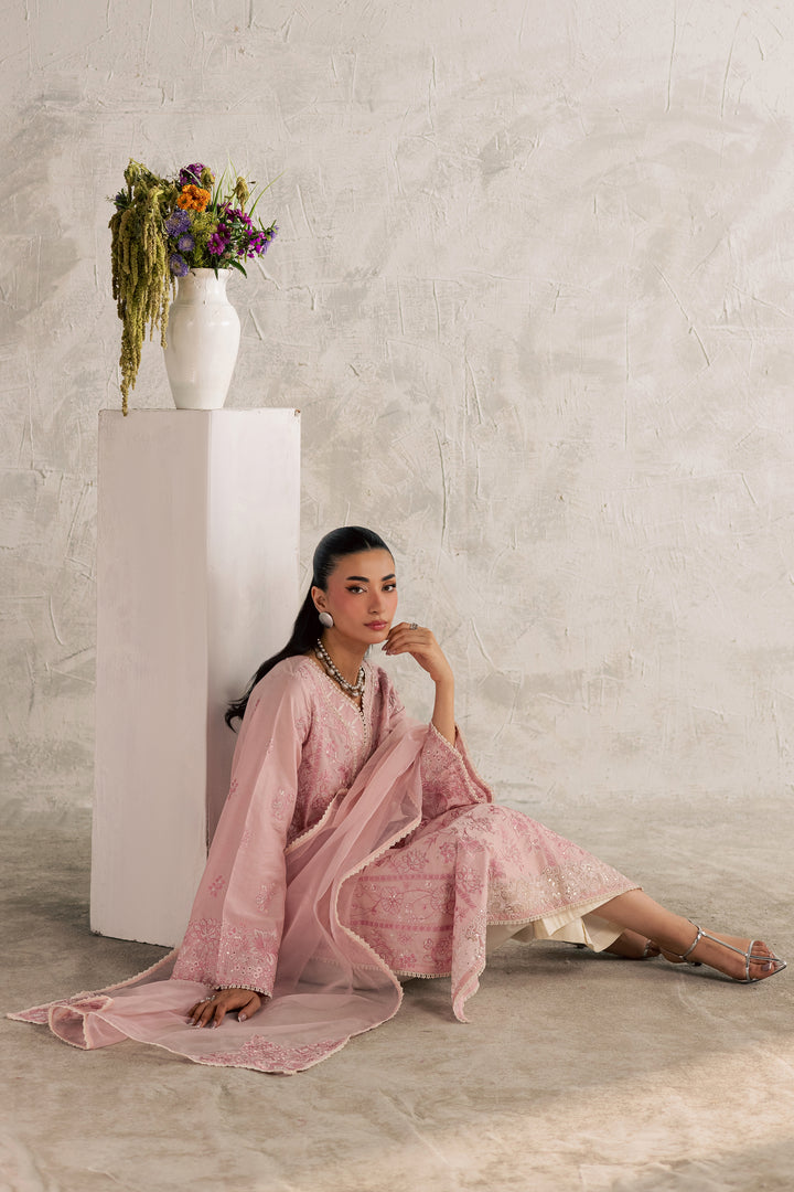  Coral Mist 3Pc - Festive Embroidered Lawn BATIKEID2026  BATIK   XS / Powder Pink / Pima Lawn-S / Powder Pink / Pima Lawn-M / Powder Pink / Pima Lawn-L / Powder Pink / Pima Lawn-XL / Powder Pink / Pima Lawn