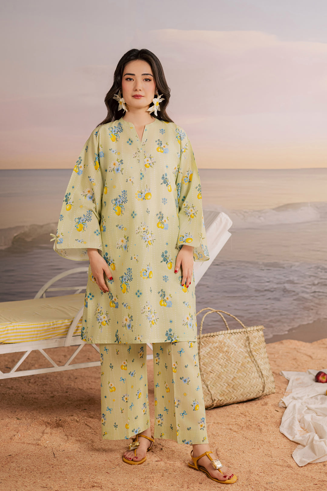  Cram 2Pc - Printed Lawn Dress BATIKSS26  BATIK   XS / Mint Green / Lawn-S / Mint Green / Lawn-M / Mint Green / Lawn-L / Mint Green / Lawn-XL / Mint Green / Lawn