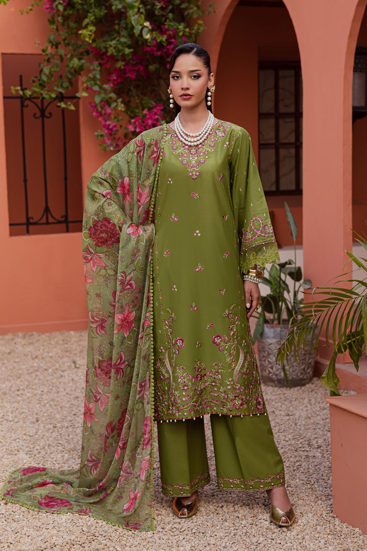  Cray 3Pc - Festive Embroidered Lawn BATIKEID2026  BATIK   XS / Fern / Pima Lawn-S / Fern / Pima Lawn-M / Fern / Pima Lawn-L / Fern / Pima Lawn-XL / Fern / Pima Lawn