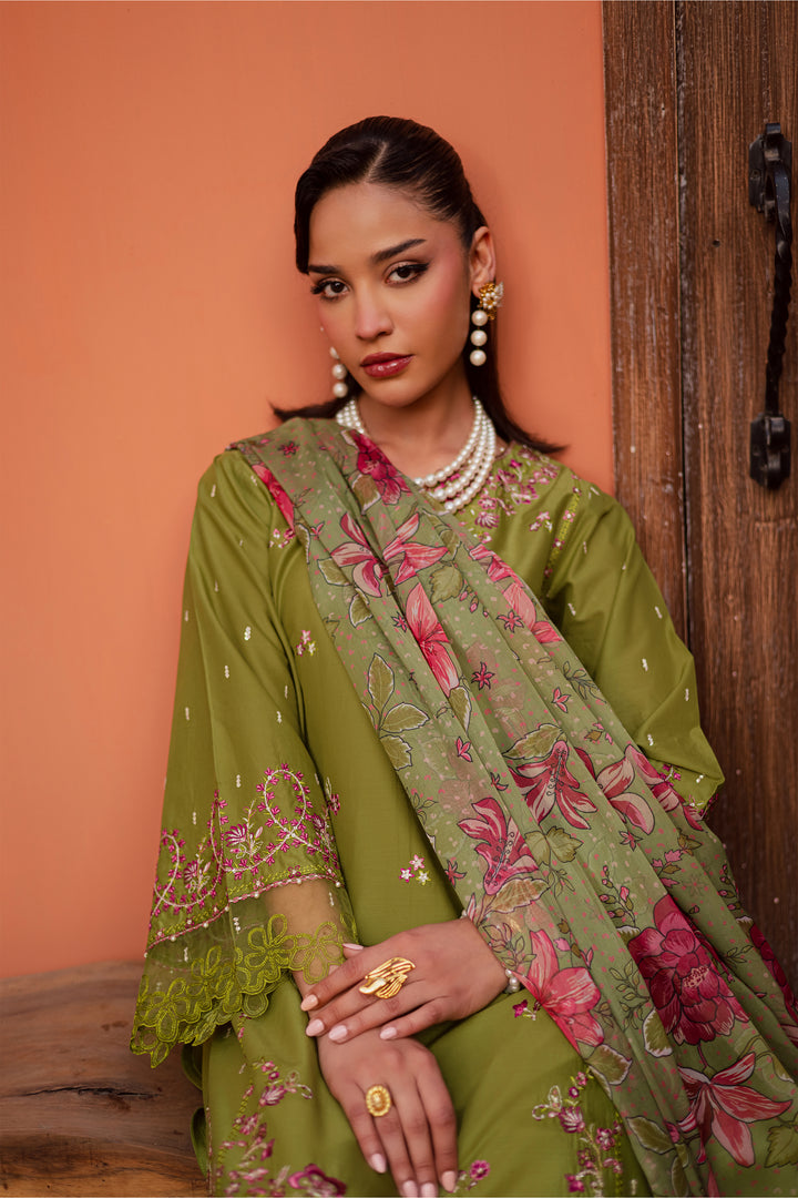  Cray 3Pc - Festive Embroidered Lawn BATIKEID2026  BATIK   XS / Fern / Pima Lawn-S / Fern / Pima Lawn-M / Fern / Pima Lawn-L / Fern / Pima Lawn-XL / Fern / Pima Lawn