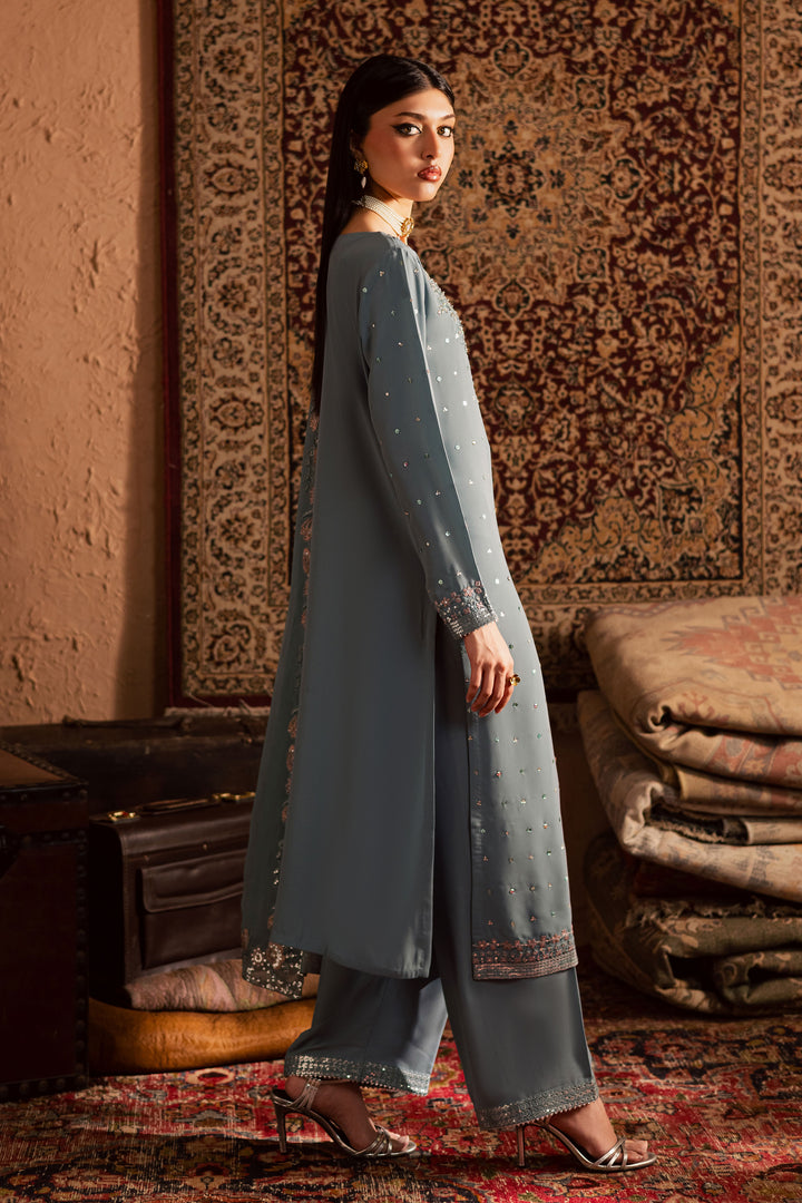  Daisy 3Pc - Festive Luxe Pret BATIKSTUDIO2025  BATIK   S / Powder / Georgette-M / Powder / Georgette-L / Powder / Georgette