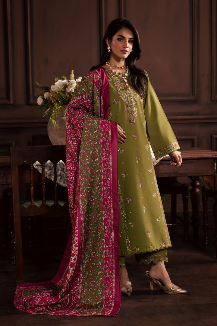  Darla 3Pc - Embroidered Khaddar Dress BATIK WINTER PRET 2025  BATIK   XS / Fern / Khaddar-S / Fern / Khaddar-M / Fern / Khaddar-L / Fern / Khaddar-XL / Fern / Khaddar