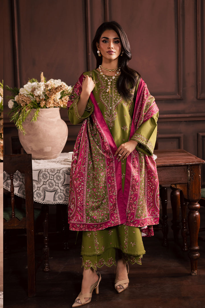  Darla 3Pc - Embroidered Khaddar Dress BATIK WINTER PRET 2025  BATIK   XS / Fern / Khaddar-S / Fern / Khaddar-M / Fern / Khaddar-L / Fern / Khaddar-XL / Fern / Khaddar