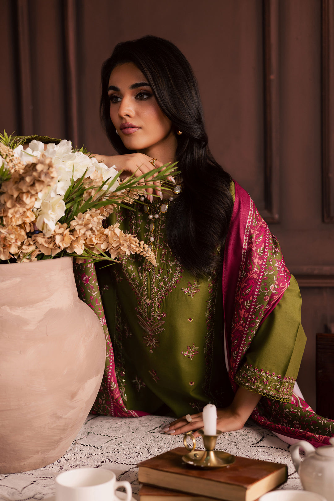  Darla 3Pc - Embroidered Khaddar Dress BATIK WINTER PRET 2025  BATIK   XS / Fern / Khaddar-S / Fern / Khaddar-M / Fern / Khaddar-L / Fern / Khaddar-XL / Fern / Khaddar