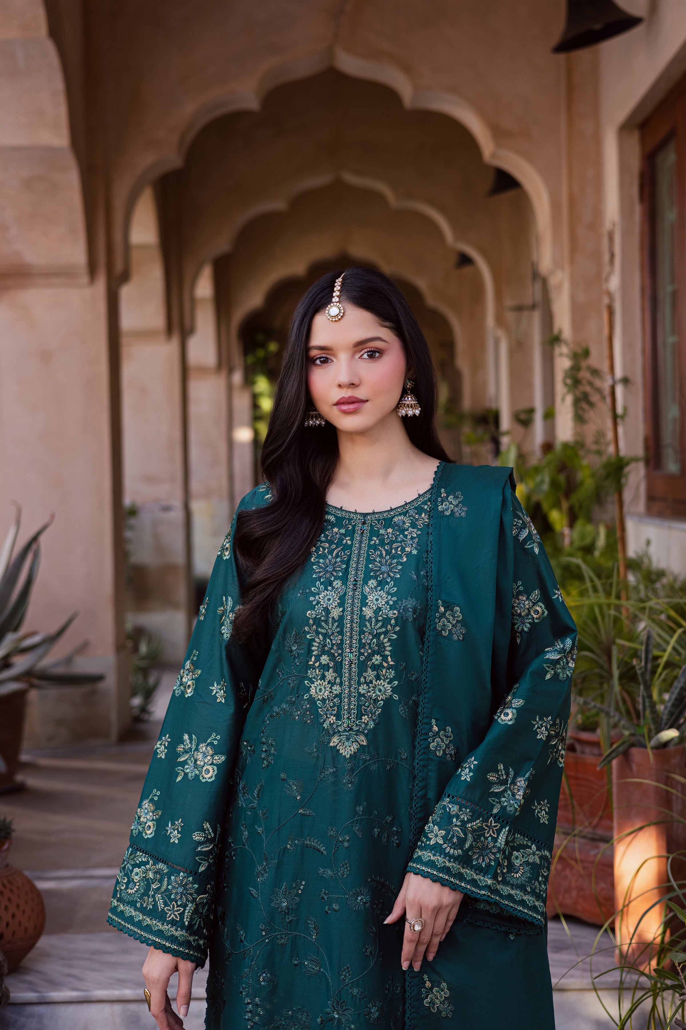  Darosham 3Pc - Festive Embroidered Lawn BATIKEID2026  BATIK   XS / Bottle Green / Pima Lawn-S / Bottle Green / Pima Lawn-M / Bottle Green / Pima Lawn-L / Bottle Green / Pima Lawn-XL / Bottle Green / Pima Lawn