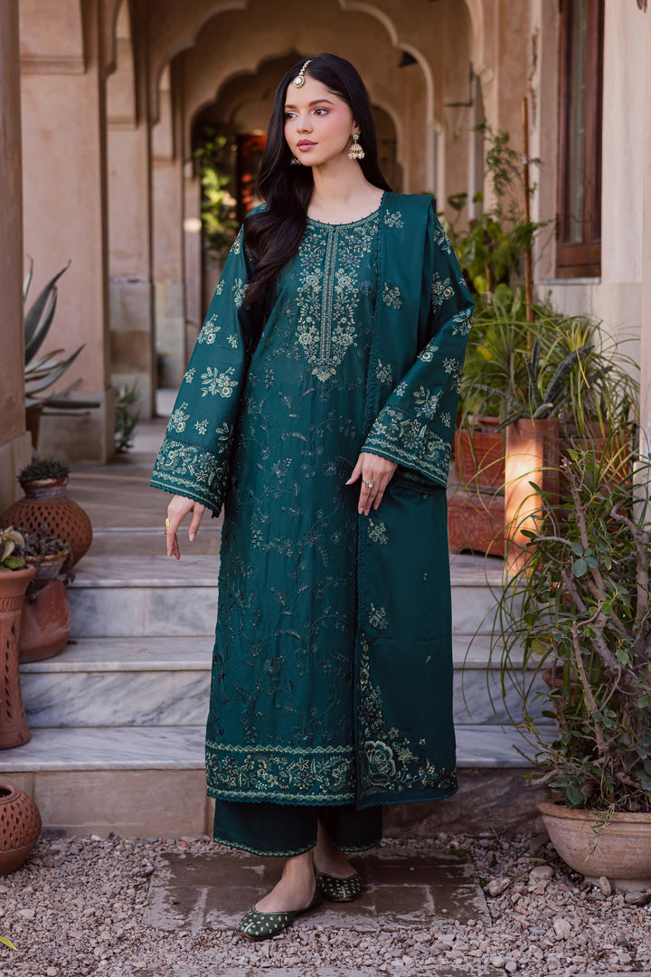  Darosham 3Pc - Festive Embroidered Lawn BATIKEID2026  BATIK   XS / Bottle Green / Pima Lawn-S / Bottle Green / Pima Lawn-M / Bottle Green / Pima Lawn-L / Bottle Green / Pima Lawn-XL / Bottle Green / Pima Lawn