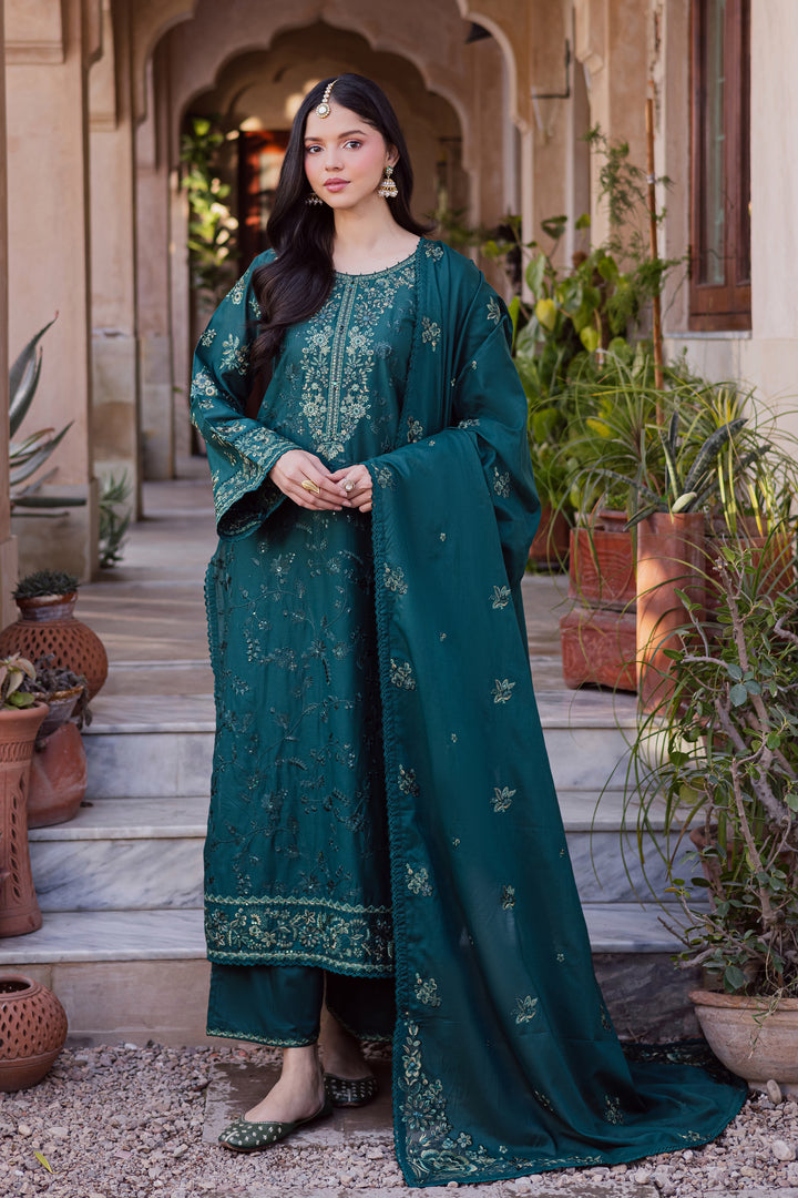  Darosham 3Pc - Festive Embroidered Lawn BATIKEID2026  BATIK   XS / Bottle Green / Pima Lawn-S / Bottle Green / Pima Lawn-M / Bottle Green / Pima Lawn-L / Bottle Green / Pima Lawn-XL / Bottle Green / Pima Lawn