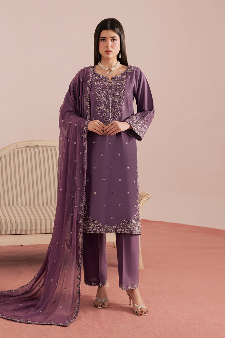 Deraya 3Pc - Embroidered Khaddar Dress BATIK WINTER PRET 2025  BATIK   XS / Grape Jam / Khaddar-S / Grape Jam / Khaddar-M / Grape Jam / Khaddar-L / Grape Jam / Khaddar-XL / Grape Jam / Khaddar