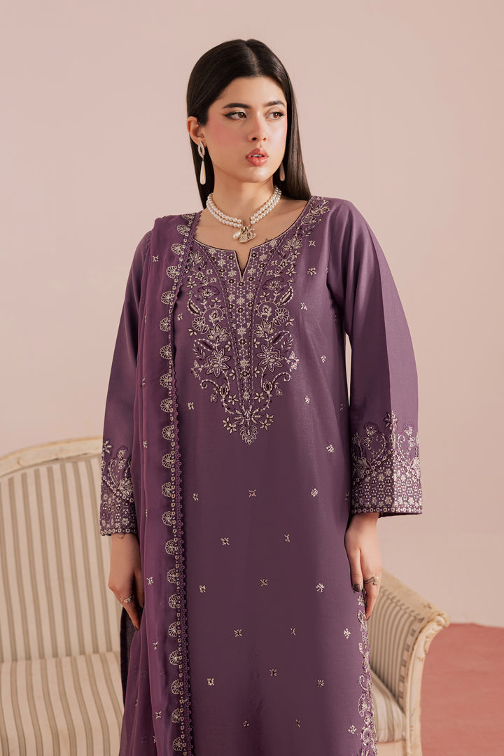  Deraya 3Pc - Embroidered Khaddar Dress BATIK WINTER PRET 2025  BATIK   XS / Grape Jam / Khaddar-S / Grape Jam / Khaddar-M / Grape Jam / Khaddar-L / Grape Jam / Khaddar-XL / Grape Jam / Khaddar