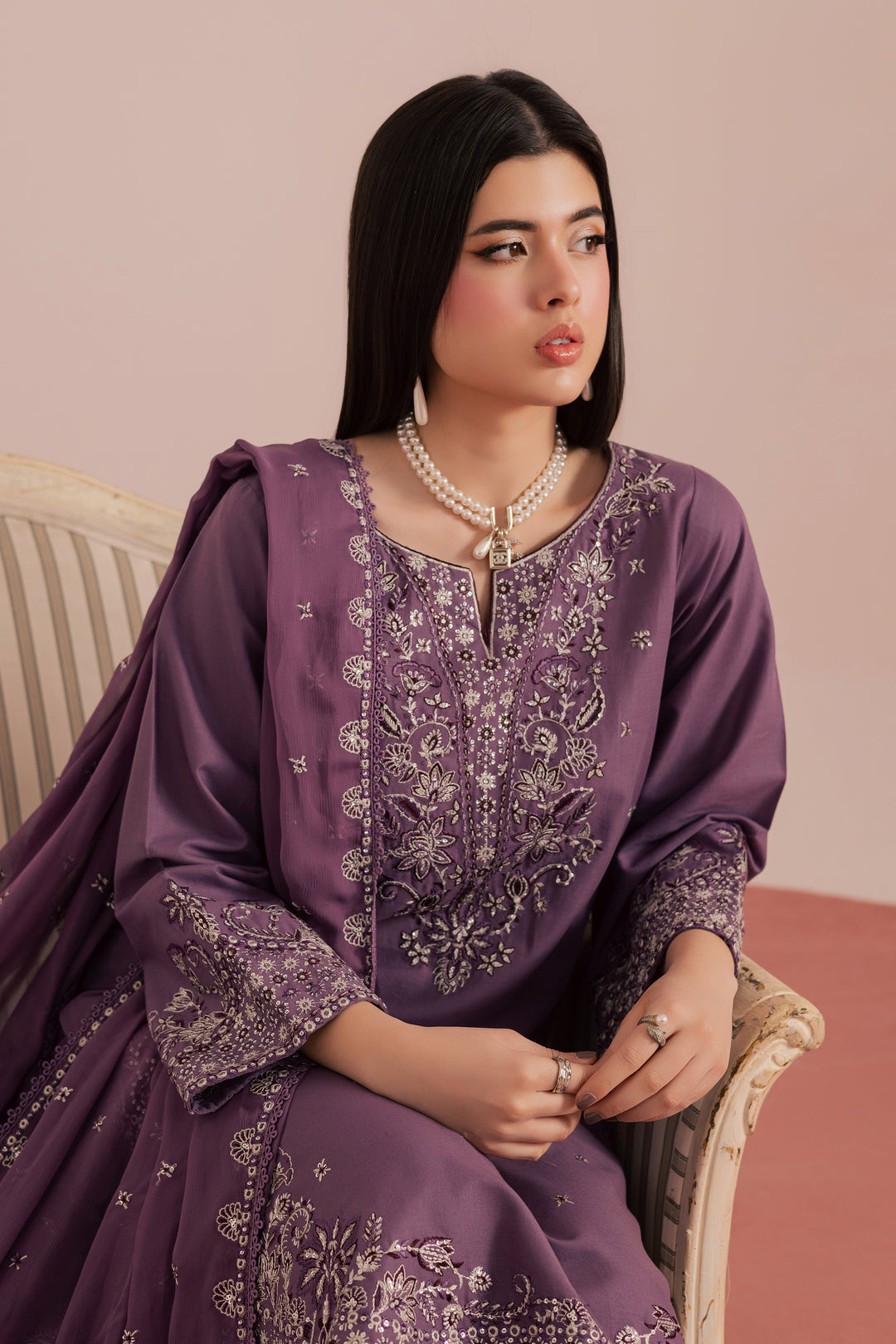  Deraya 3Pc - Embroidered Khaddar Dress BATIK WINTER PRET 2025  BATIK   XS / Grape Jam / Khaddar-S / Grape Jam / Khaddar-M / Grape Jam / Khaddar-L / Grape Jam / Khaddar-XL / Grape Jam / Khaddar