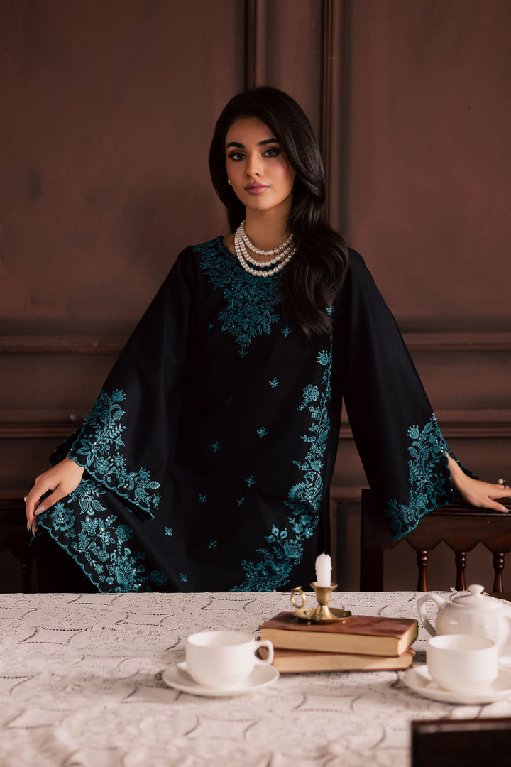  Dreamboat 2Pc - Embroidered Karandi Dress BATIK WINTER PRET 2025  BATIK   XS / Black / Karandi-S / Black / Karandi-M / Black / Karandi-L / Black / Karandi-XL / Black / Karandi