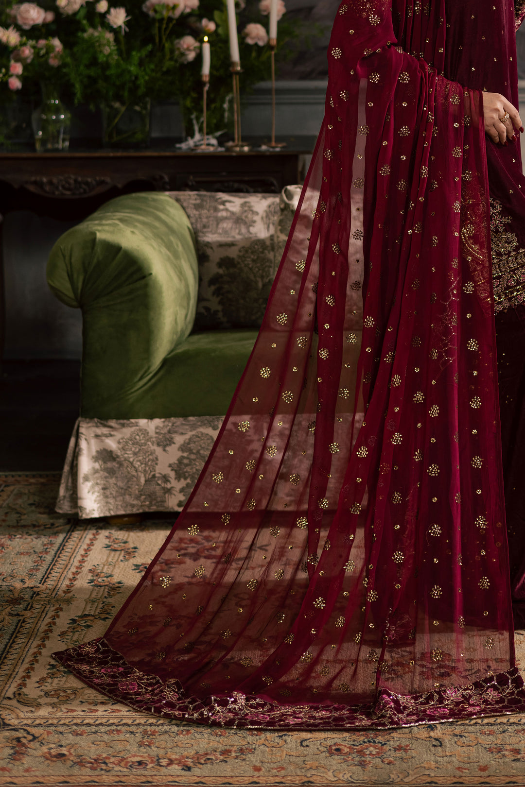  Dust Rose 3Pc - Velvet Luxe Pret BATIKLuxePRET2025  BATIK   XS / Old Mauve / Velvet-S / Old Mauve / Velvet-M / Old Mauve / Velvet-L / Old Mauve / Velvet-XL / Old Mauve / Velvet