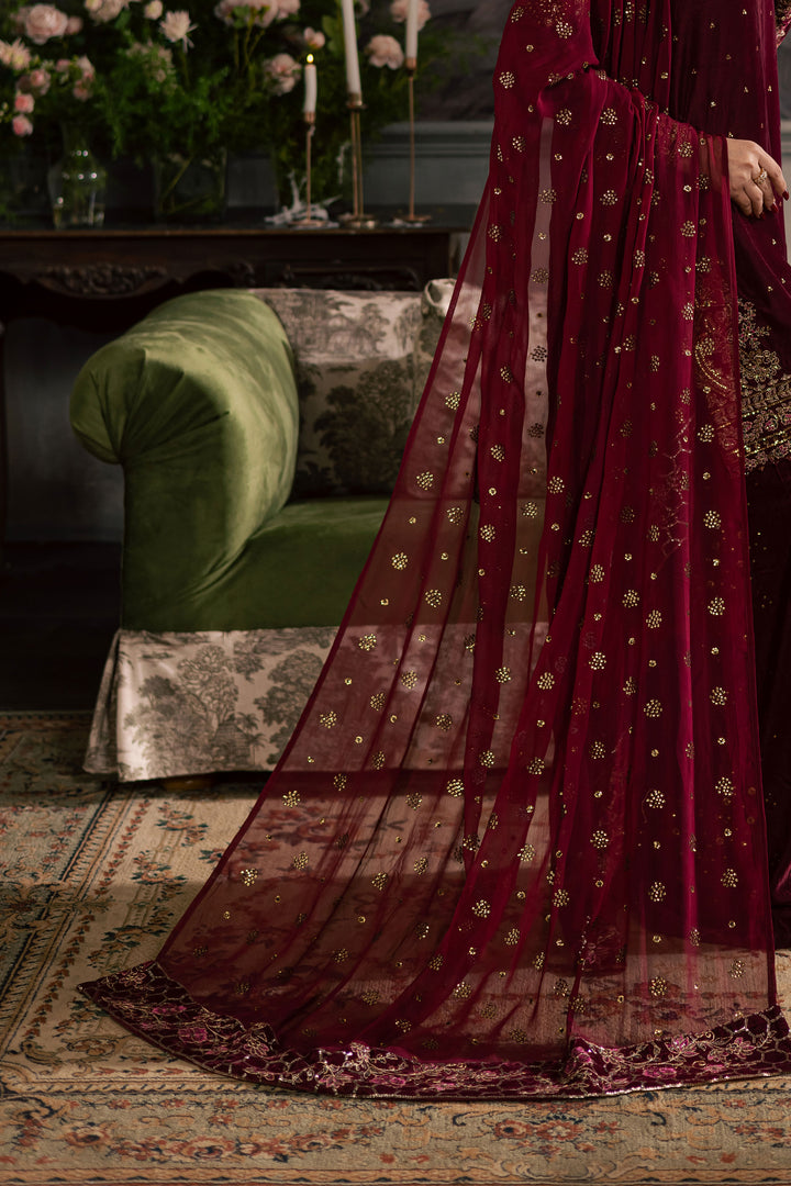  Dust Rose 3Pc - Velvet Luxe Pret BATIKLuxePRET2025  BATIK   XS / Old Mauve / Velvet-S / Old Mauve / Velvet-M / Old Mauve / Velvet-L / Old Mauve / Velvet-XL / Old Mauve / Velvet