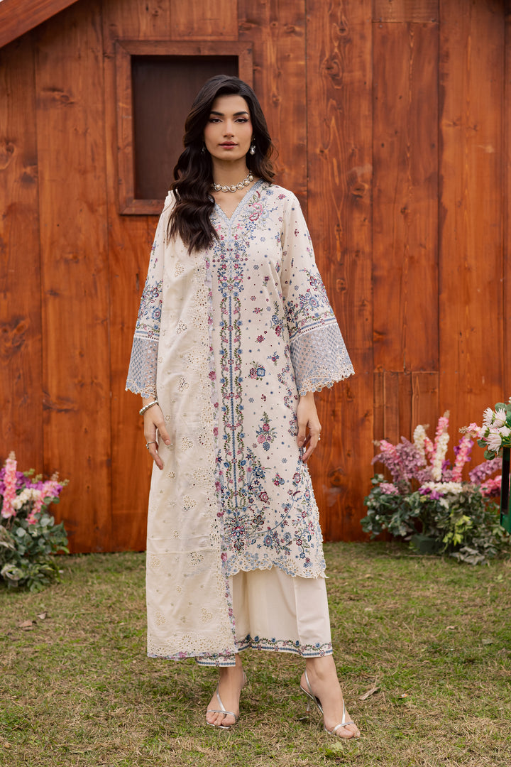  Ela Noor 3Pc - Festive Embroidered Lawn BATIKEID2026  BATIK   XS / White Swan / Pima Lawn-S / White Swan / Pima Lawn-M / White Swan / Pima Lawn-L / White Swan / Pima Lawn-XL / White Swan / Pima Lawn