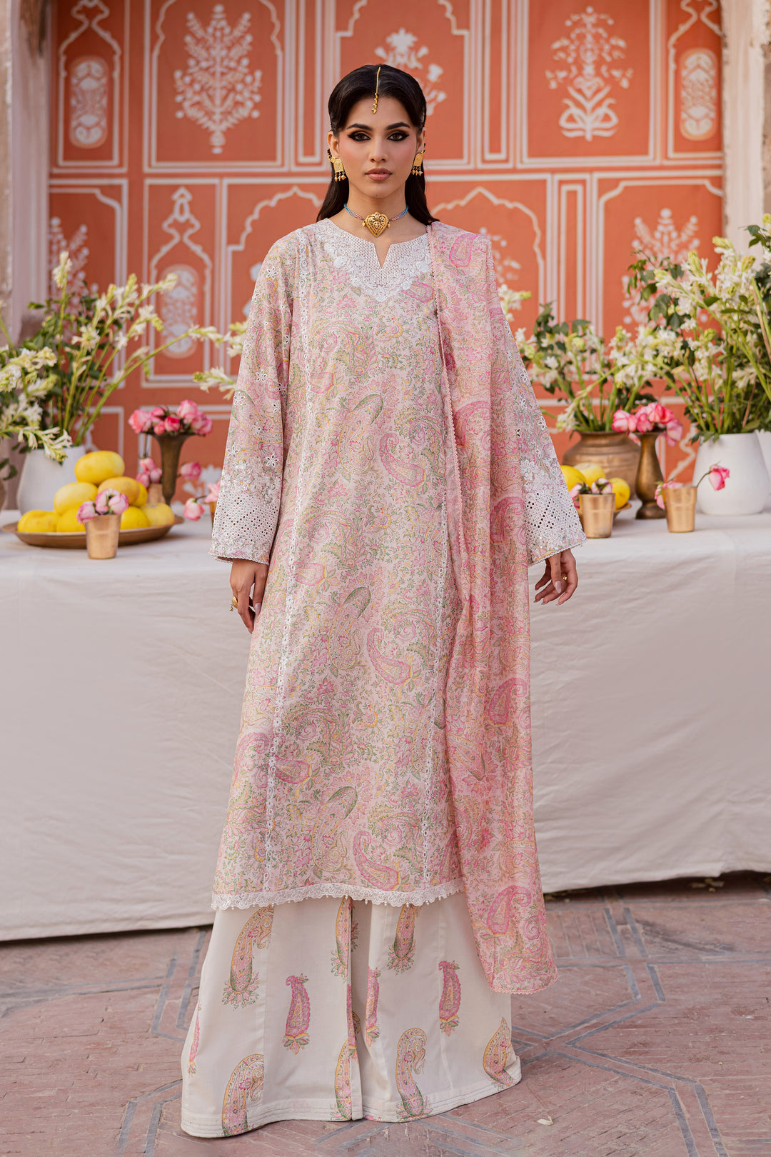  Elika 3Pc - Festive Eid Prints BATIKEID2026  BATIK   XS / Pink / Lawn-S / Pink / Lawn-M / Pink / Lawn-L / Pink / Lawn-XL / Pink / Lawn