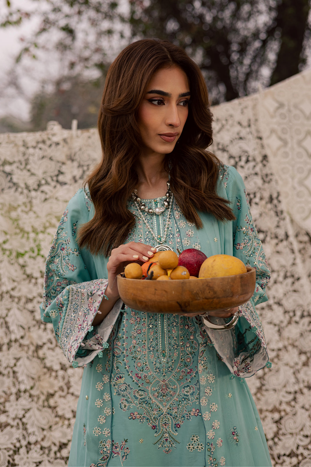  Emerald Toska 3Pc - Festive Embroidered Lawn BATIKEID2026  BATIK   XS / Emerald / Pima Lawn-S / Emerald / Pima Lawn-M / Emerald / Pima Lawn-L / Emerald / Pima Lawn-XL / Emerald / Pima Lawn