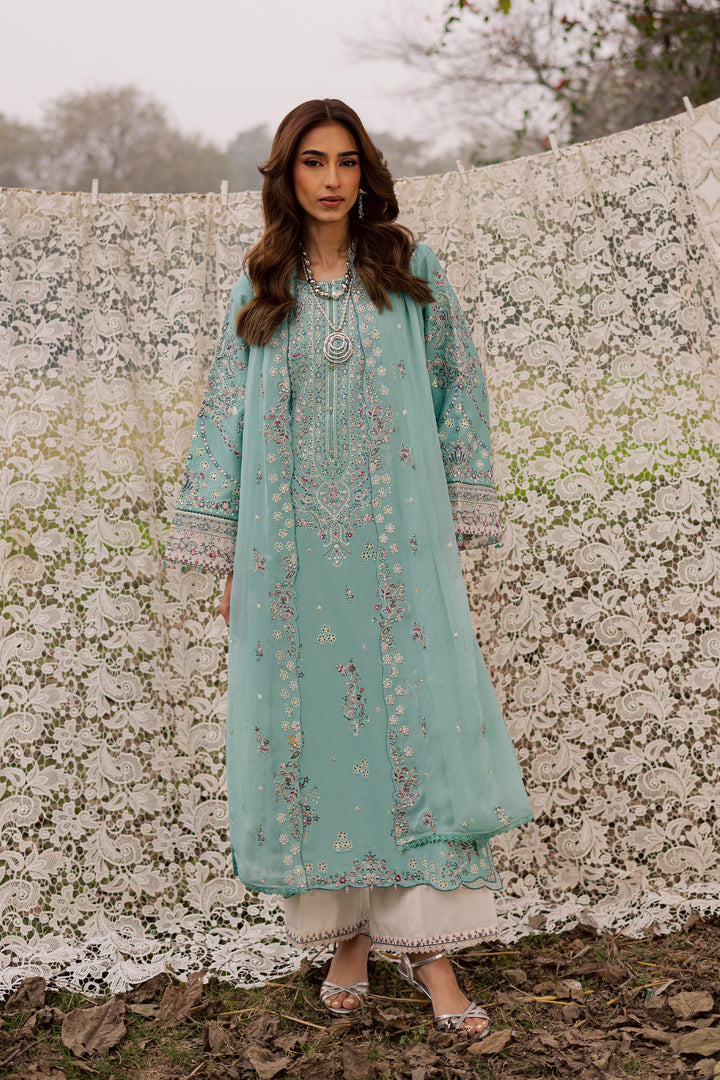  Emerald Toska 3Pc - Festive Embroidered Lawn BATIKEID2026  BATIK   XS / Emerald / Pima Lawn-S / Emerald / Pima Lawn-M / Emerald / Pima Lawn-L / Emerald / Pima Lawn-XL / Emerald / Pima Lawn