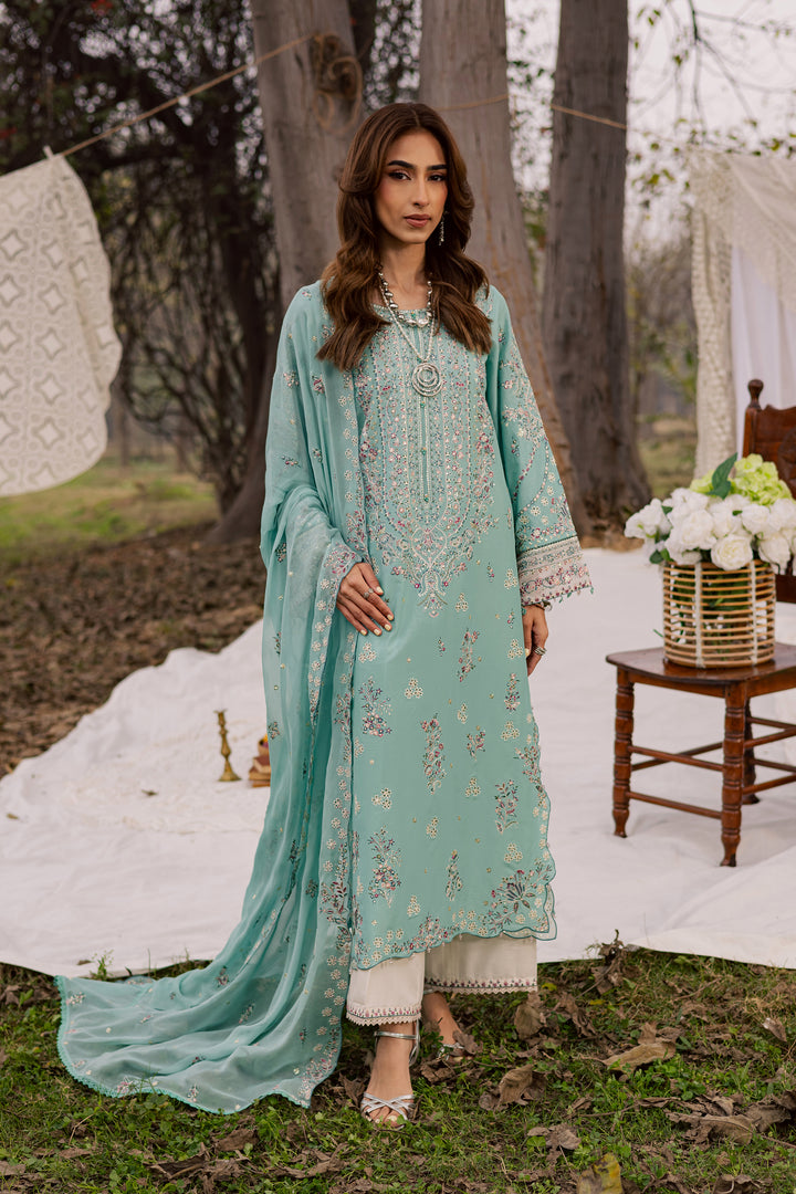  Emerald Toska 3Pc - Festive Embroidered Lawn BATIKEID2026  BATIK   XS / Emerald / Pima Lawn-S / Emerald / Pima Lawn-M / Emerald / Pima Lawn-L / Emerald / Pima Lawn-XL / Emerald / Pima Lawn