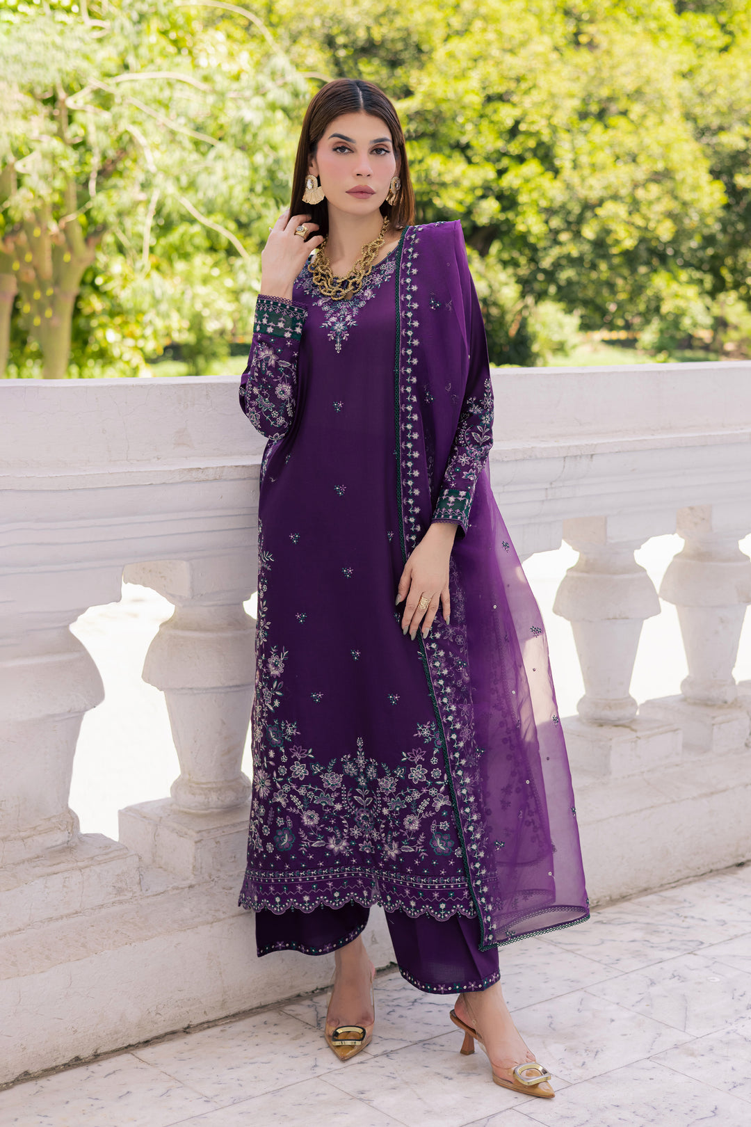 Erha 3Pc - Festive Embroidered Lawn BATIKSS26  BATIK   XS / Purple / Pima Lawn-S / Purple / Pima Lawn-M / Purple / Pima Lawn-L / Purple / Pima Lawn-XL / Purple / Pima Lawn