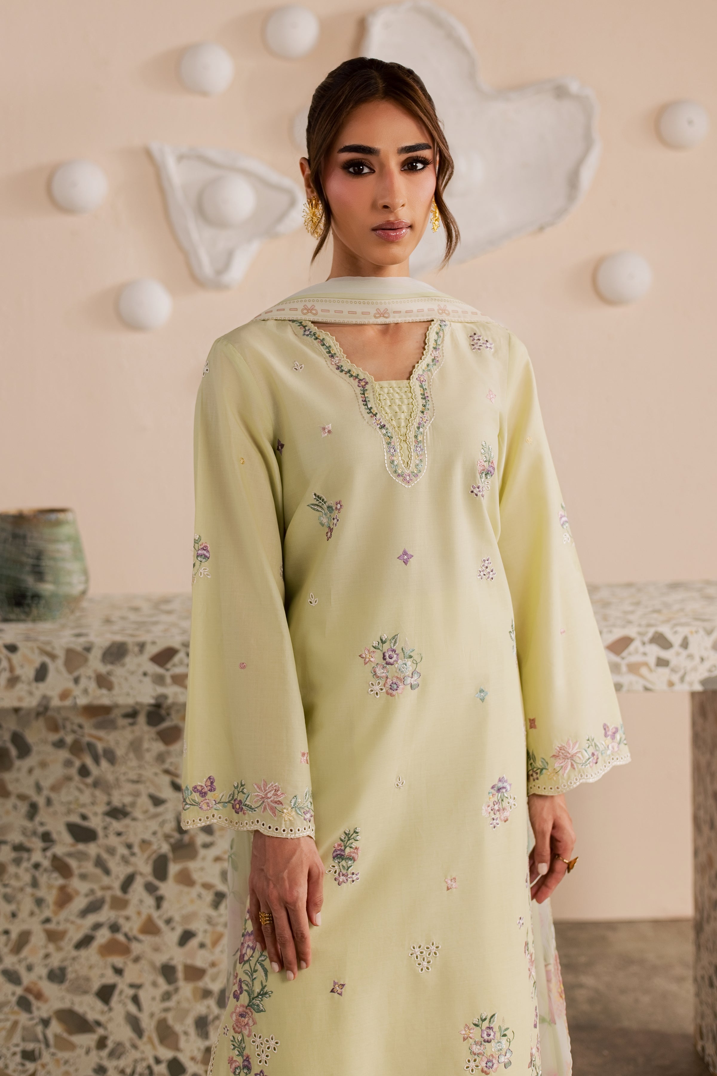  Eris 3Pc - Embroidered Lawn Dress EverydayEdit26  BATIK   XS / Lint / Pima Lawn-S / Lint / Pima Lawn-M / Lint / Pima Lawn-L / Lint / Pima Lawn-XL / Lint / Pima Lawn