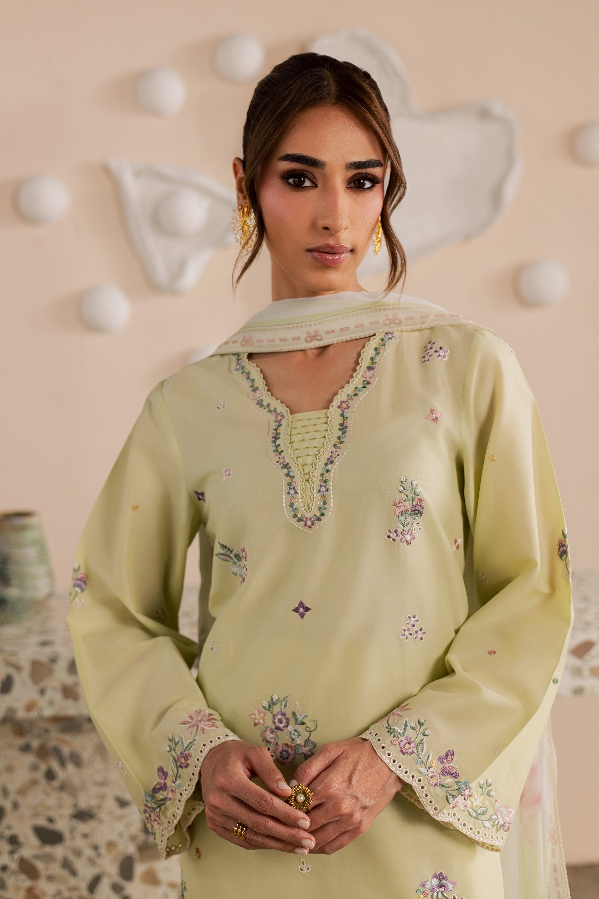  Eris 3Pc - Embroidered Lawn Dress EverydayEdit26  BATIK   XS / Lint / Pima Lawn-S / Lint / Pima Lawn-M / Lint / Pima Lawn-L / Lint / Pima Lawn-XL / Lint / Pima Lawn
