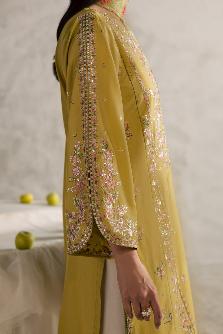  Essence 3Pc - Festive Embroidered Lawn BATIKEID2026  BATIK   XS / Lime green / Pima Lawn-S / Lime green / Pima Lawn-M / Lime green / Pima Lawn-L / Lime green / Pima Lawn-XL / Lime green / Pima Lawn