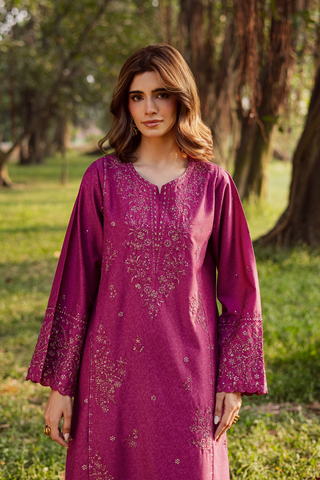  Eyter 2Pc - Embroidered Karandi Dress BATIK WINTER PRET 2025  BATIK   XS / Barbie Pink / Karandi-S / Barbie Pink / Karandi-M / Barbie Pink / Karandi-L / Barbie Pink / Karandi-XL / Barbie Pink / Karandi
