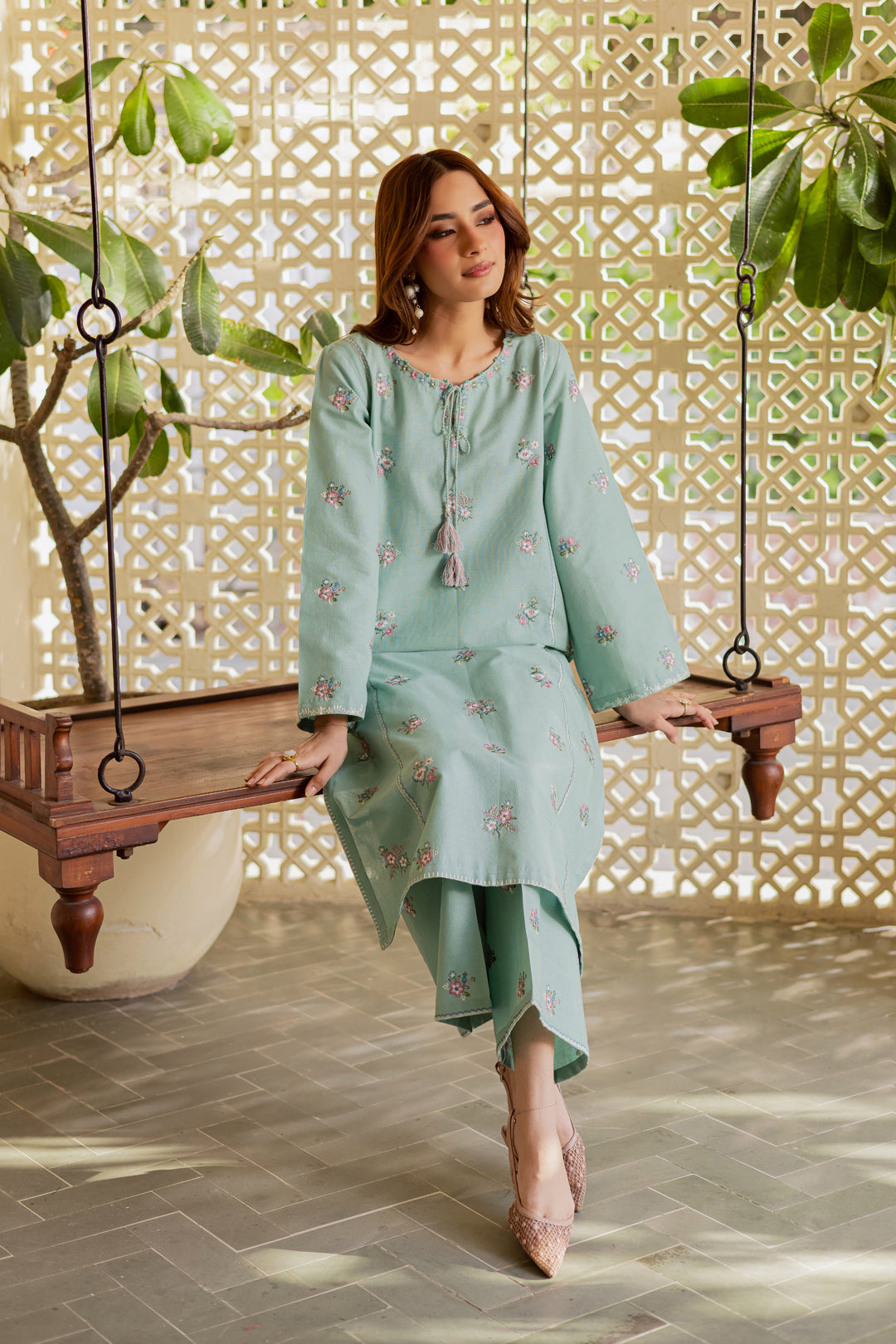  Fairy Meadows 2Pc - Embroidered Khaddar Dress BATIK WINTER PRET 2025  BATIK   XS / Sapphire / Khaddar-S / Sapphire / Khaddar-M / Sapphire / Khaddar-L / Sapphire / Khaddar-XL / Sapphire / Khaddar