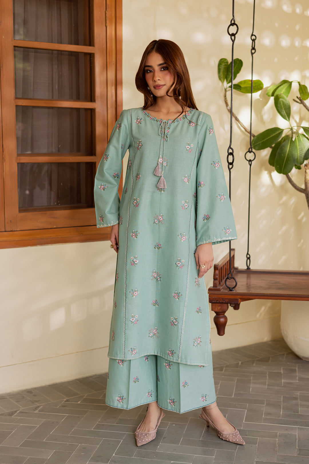  Fairy Meadows 2Pc - Embroidered Khaddar Dress BATIK WINTER PRET 2025  BATIK   XS / Sapphire / Khaddar-S / Sapphire / Khaddar-M / Sapphire / Khaddar-L / Sapphire / Khaddar-XL / Sapphire / Khaddar