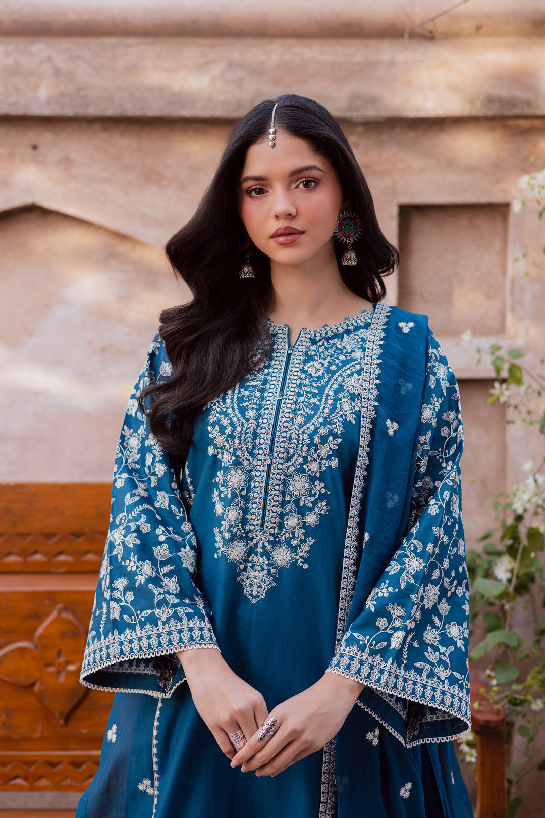  Farsali 3Pc - Festive Embroidered Lawn BATIKEID2026  BATIK   XS / Moroccon Blue / Pima Lawn-S / Moroccon Blue / Pima Lawn-M / Moroccon Blue / Pima Lawn-L / Moroccon Blue / Pima Lawn-XL / Moroccon Blue / Pima Lawn