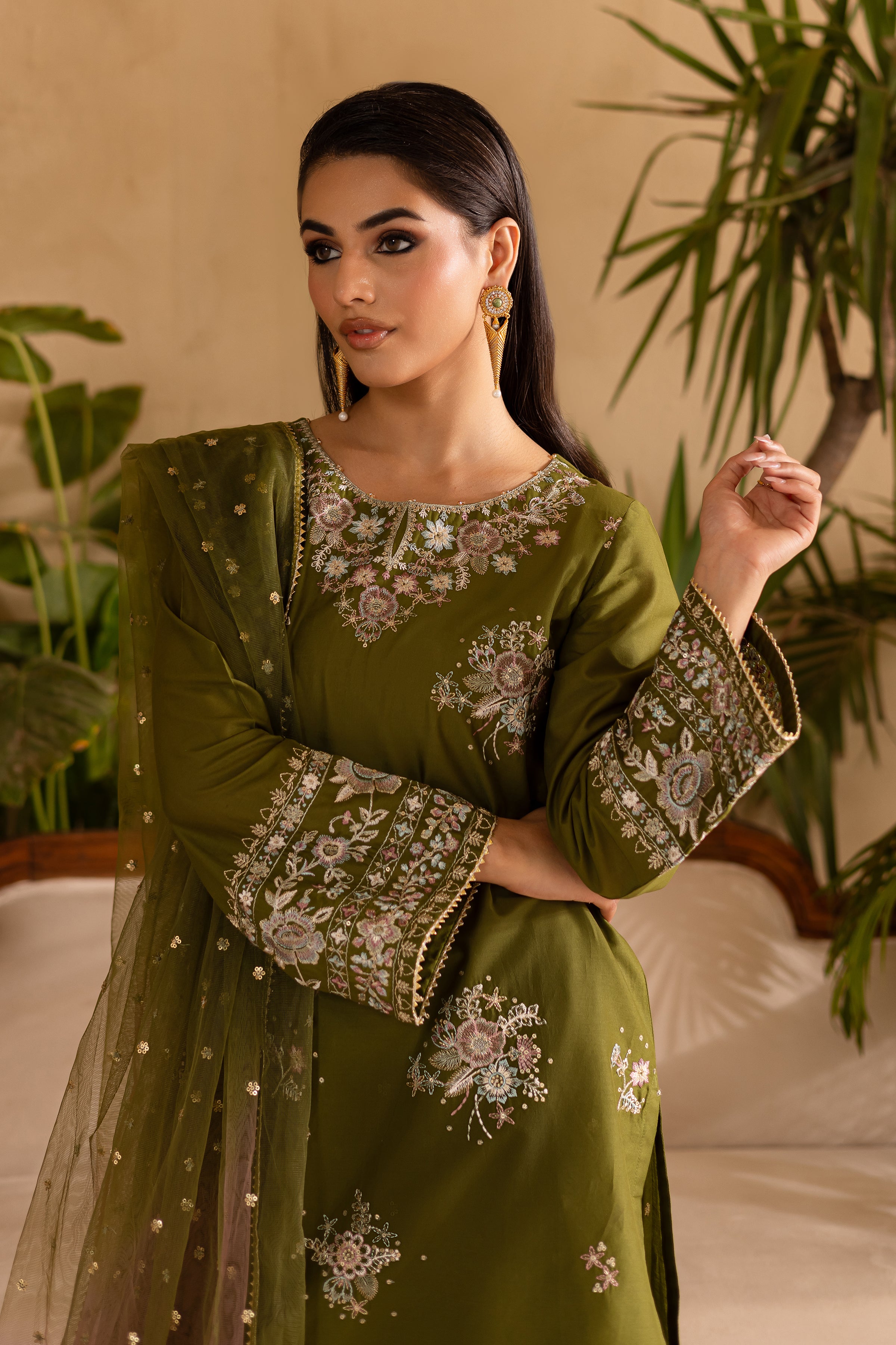 batik green dress Nitya Batik Green Kurti