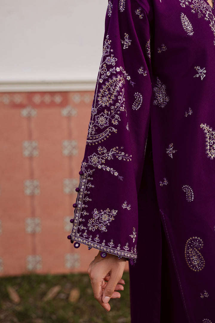  Fave 2Pc - Embroidered Khaddar Dress BATIK WINTER PRET 2025  BATIK   XS / Purple / Khaddar-S / Purple / Khaddar-M / Purple / Khaddar-L / Purple / Khaddar-XL / Purple / Khaddar