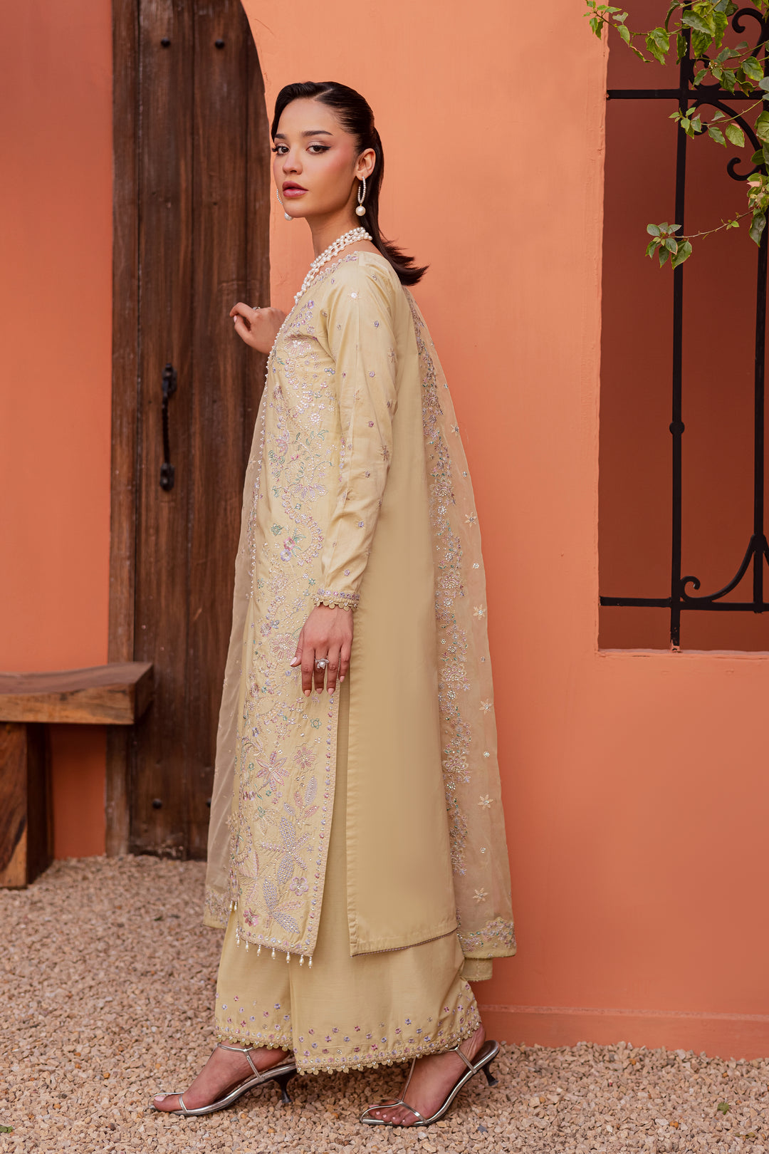  Felia 3Pc - Festive Embroidered Lawn BATIKEID2026  BATIK   XS / Fawn / Giza-S / Fawn / Giza-M / Fawn / Giza-L / Fawn / Giza-XL / Fawn / Giza