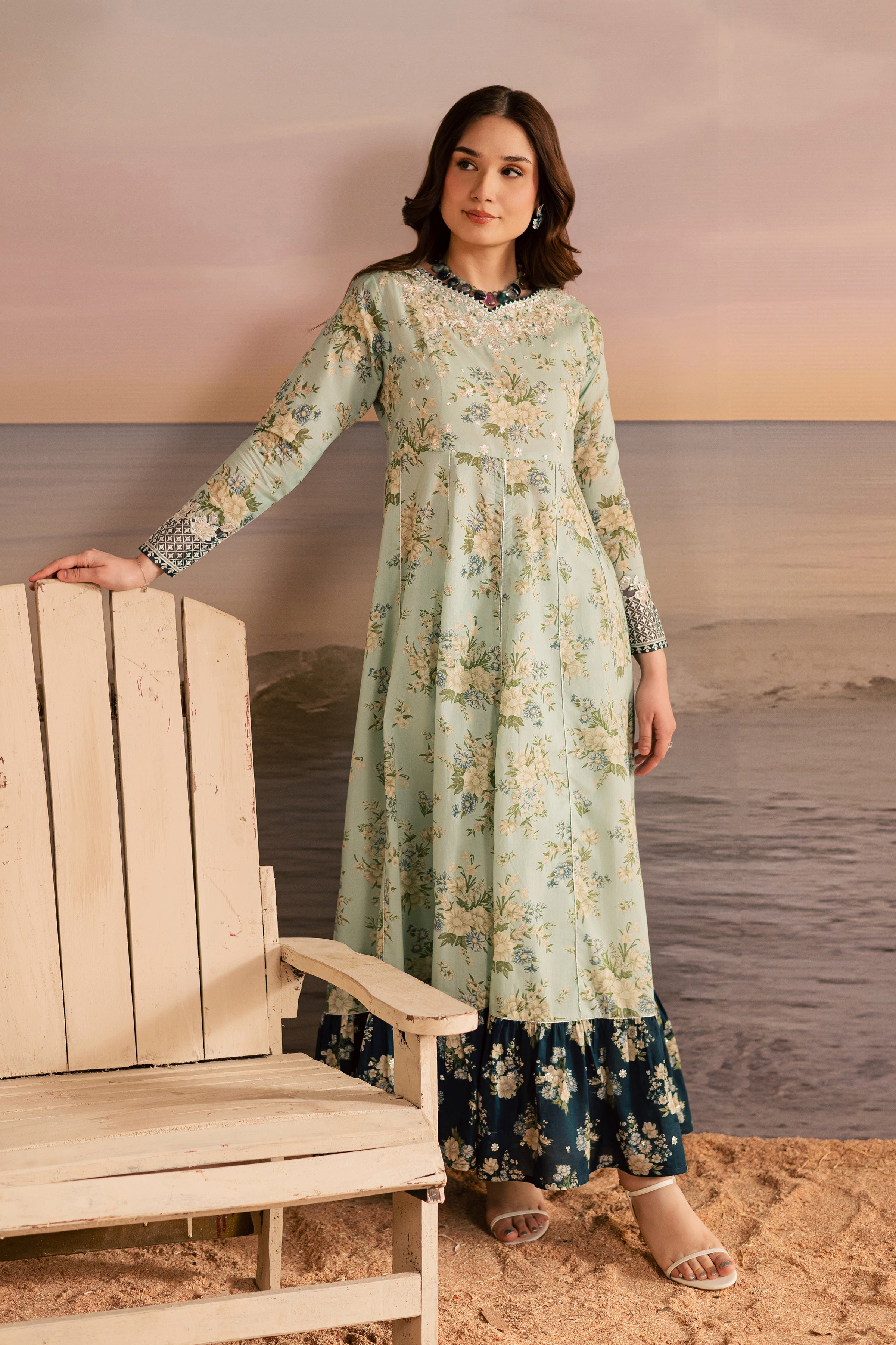  Firefly 2Pc - Printed Lawn Dress BATIKSS26  BATIK   XS / Sky Blue / Lawn-S / Sky Blue / Lawn-M / Sky Blue / Lawn-L / Sky Blue / Lawn-XL / Sky Blue / Lawn