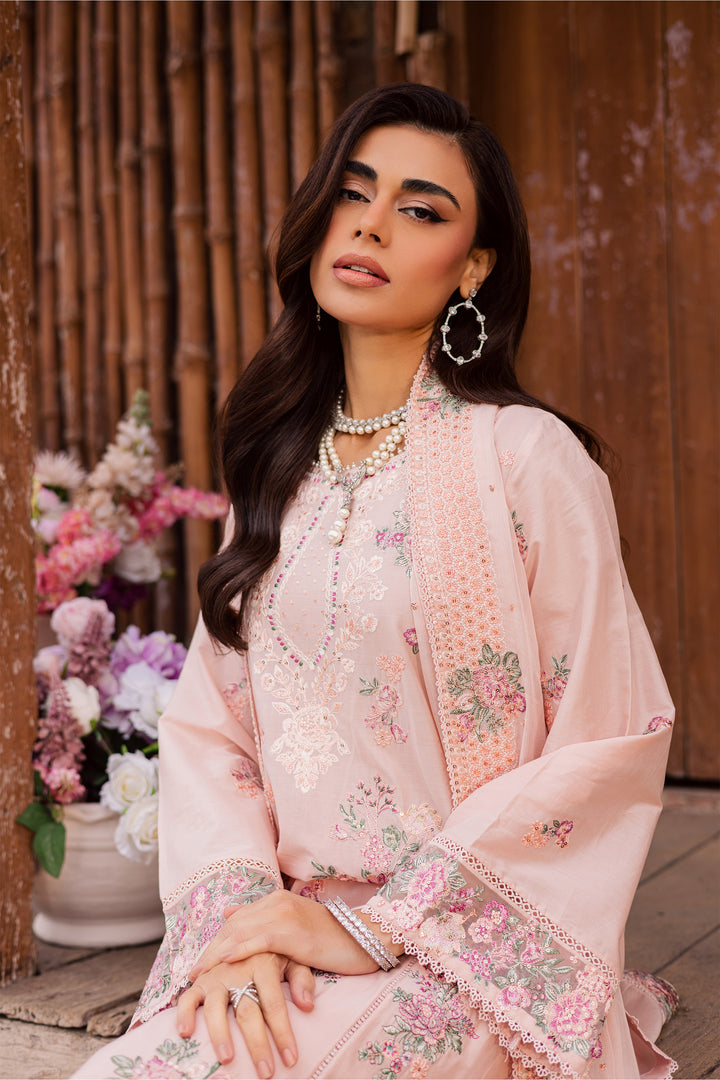 Florayne 3Pc - Festive Embroidered Lawn BATIKEID2026  BATIK   XS / Powder Peach / Pima Lawn-S / Powder Peach / Pima Lawn-M / Powder Peach / Pima Lawn-L / Powder Peach / Pima Lawn-XL / Powder Peach / Pima Lawn