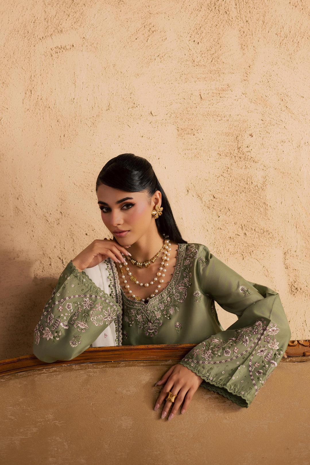  Forest Whisper 3Pc - Embroidered Festive Pret BATIKSS26  BATIK   XS / Moss / Pima Lawn-S / Moss / Pima Lawn-M / Moss / Pima Lawn-L / Moss / Pima Lawn-XL / Moss / Pima Lawn