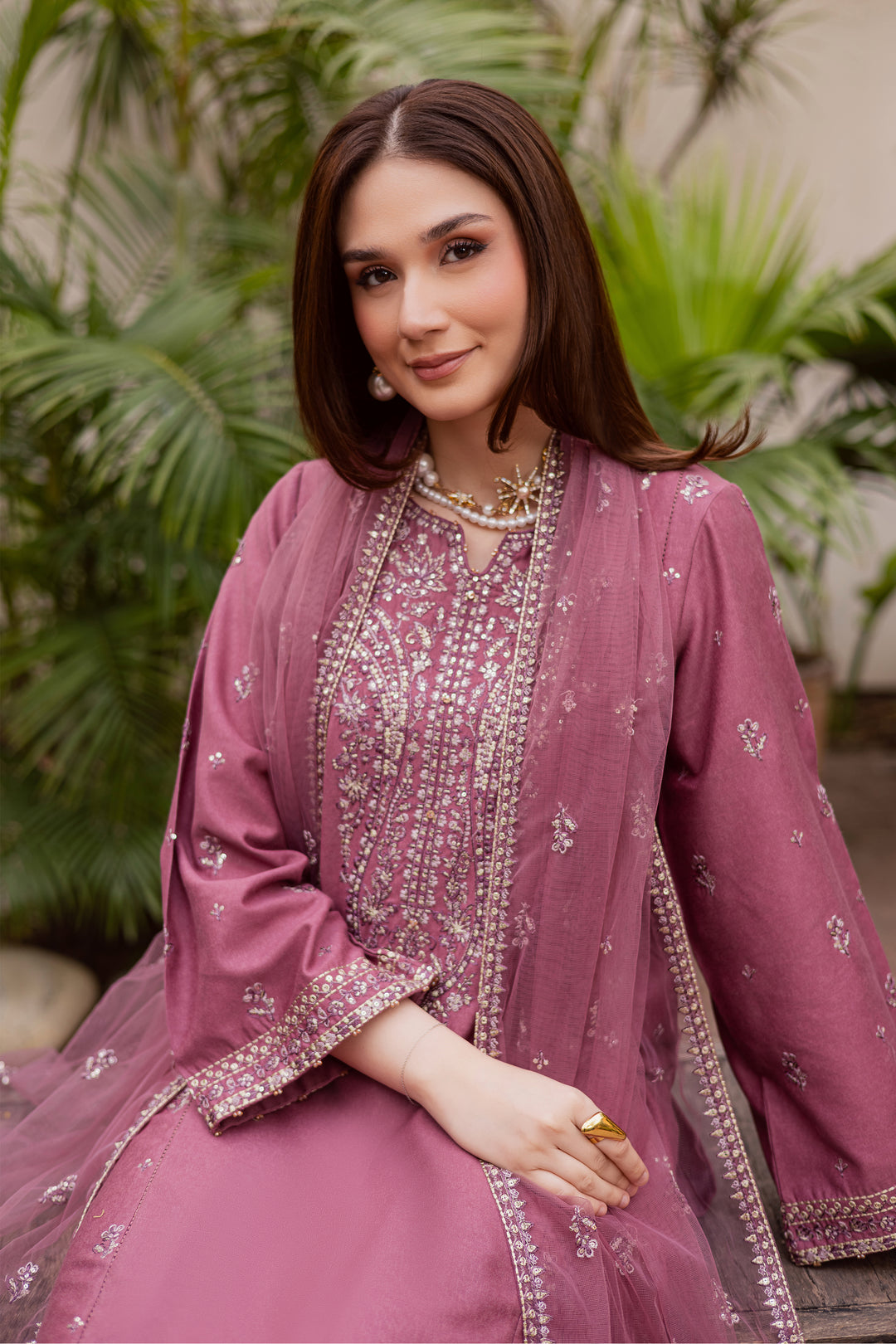  Freya 3Pc - Embroidered Festive Pret BATIK WINTER PRET 2025  BATIK   XS / Onion / Textured Cotton-S / Onion / Textured Cotton-M / Onion / Textured Cotton-L / Onion / Textured Cotton-XL / Onion / Textured Cotton