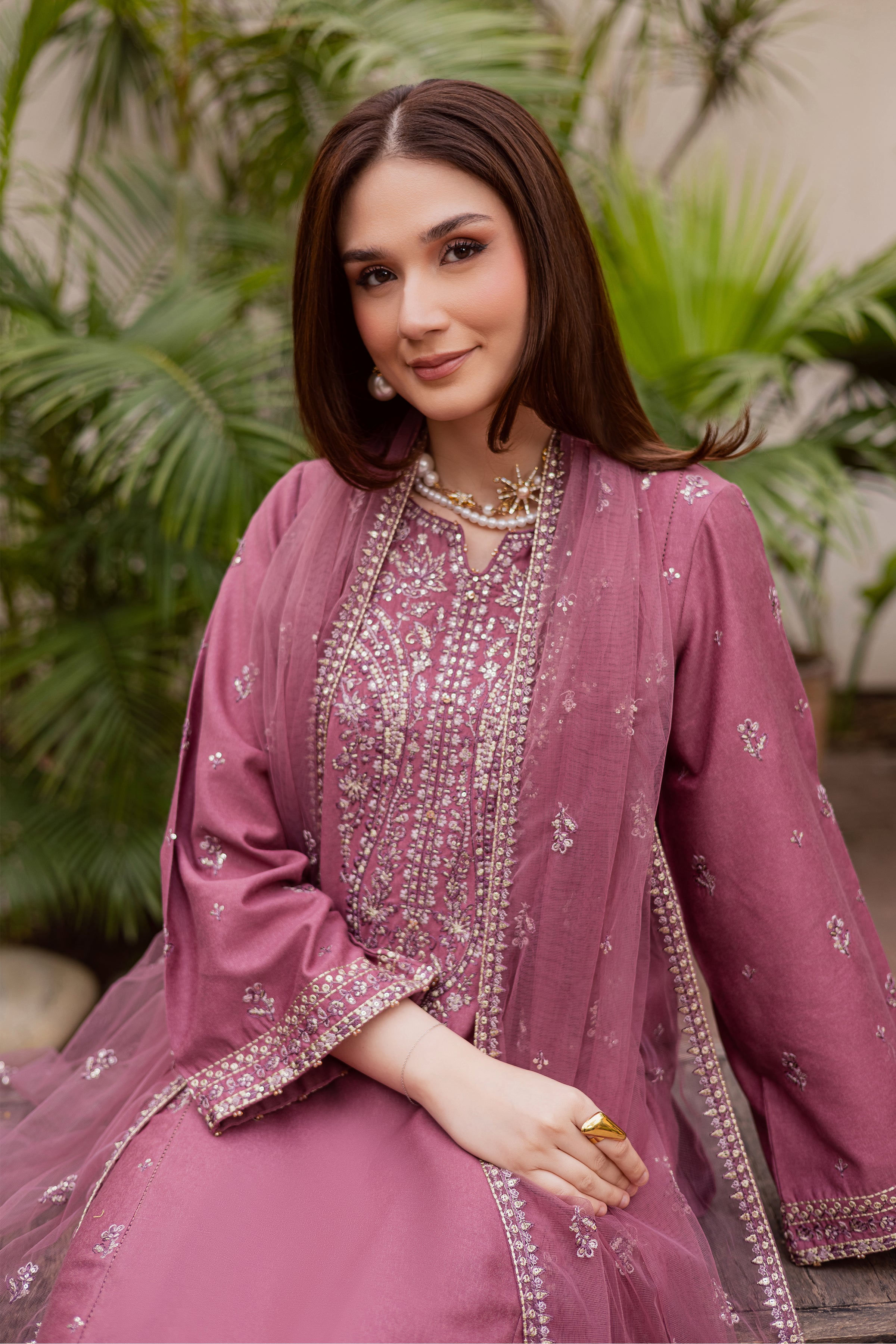  Freya 3Pc - Embroidered Festive Pret BATIK WINTER PRET 2025  BATIK   XS / Onion / Textured Cotton-S / Onion / Textured Cotton-M / Onion / Textured Cotton-L / Onion / Textured Cotton-XL / Onion / Textured Cotton