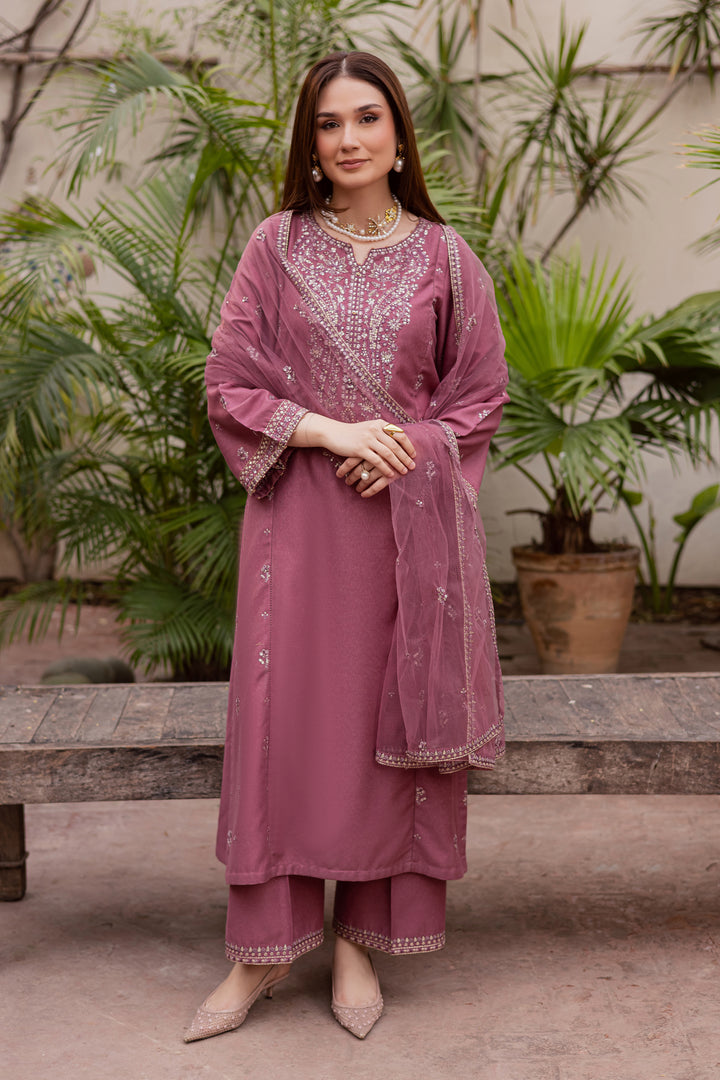  Freya 3Pc - Embroidered Festive Pret BATIK WINTER PRET 2025  BATIK   XS / Onion / Textured Cotton-S / Onion / Textured Cotton-M / Onion / Textured Cotton-L / Onion / Textured Cotton-XL / Onion / Textured Cotton