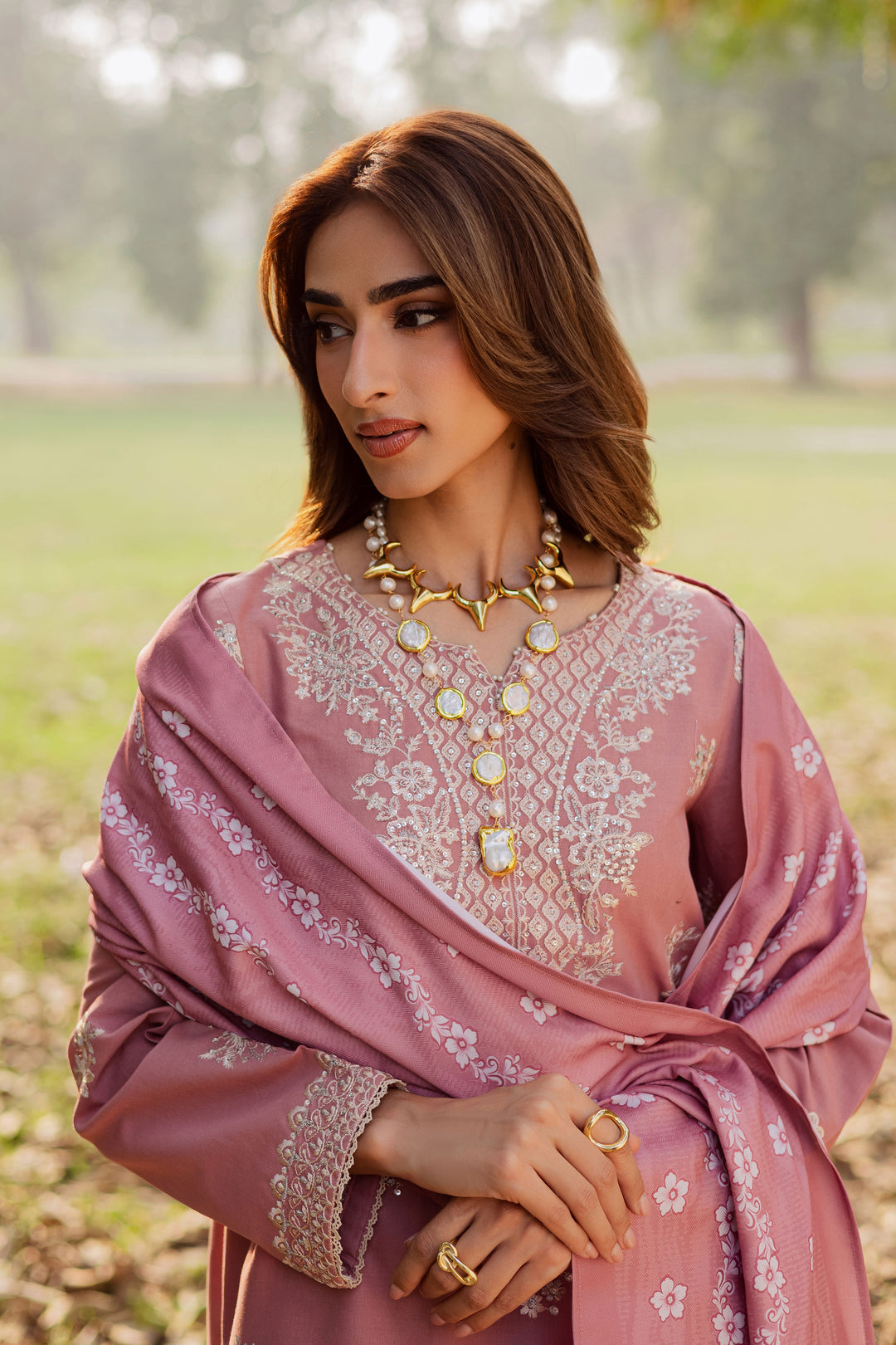  Frolly 3Pc - Embroidered Khaddar Dress BATIK WINTER PRET 2025  BATIK   XS / Tea Pink / Khaddar-S / Tea Pink / Khaddar-M / Tea Pink / Khaddar-L / Tea Pink / Khaddar-XL / Tea Pink / Khaddar