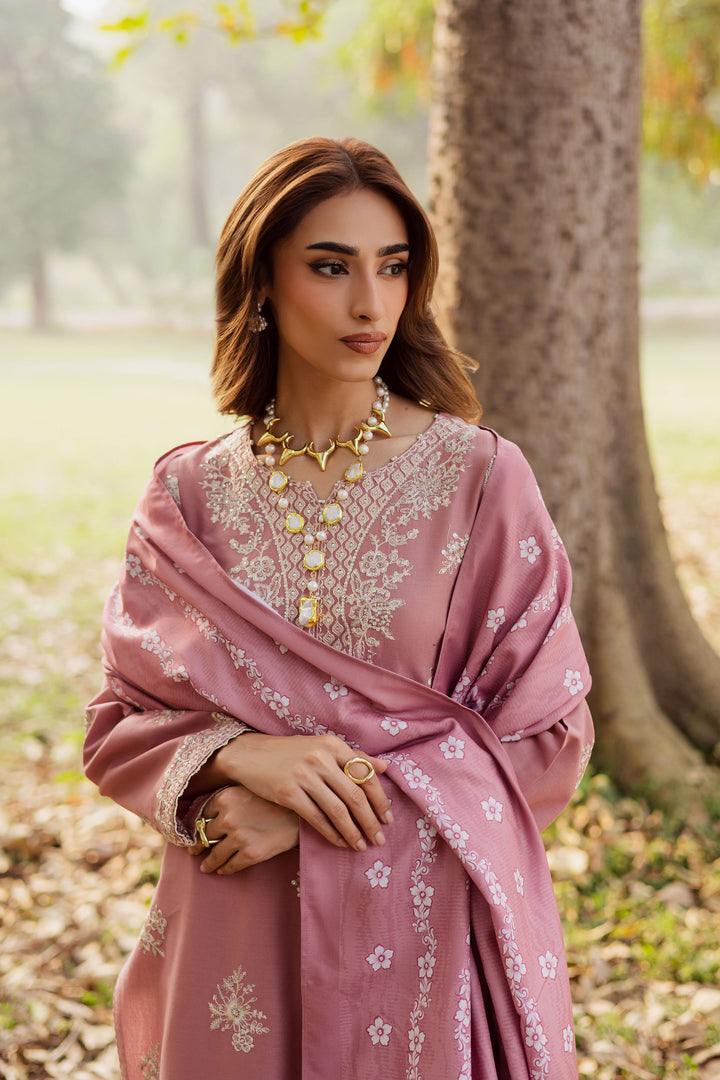  Frolly 3Pc - Embroidered Khaddar Dress BATIK WINTER PRET 2025  BATIK   XS / Tea Pink / Khaddar-S / Tea Pink / Khaddar-M / Tea Pink / Khaddar-L / Tea Pink / Khaddar-XL / Tea Pink / Khaddar