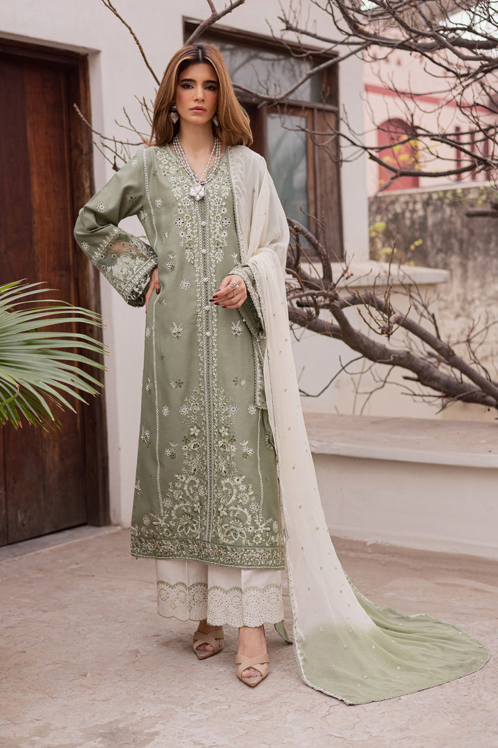  Grass Hopper 3Pc - Embroidered Festive Pret BATIK WINTER PRET 2025  BATIK   XS / Sage Green / Textured Cotton-S / Sage Green / Textured Cotton-M / Sage Green / Textured Cotton-L / Sage Green / Textured Cotton-XL / Sage Green / Textured Cotton