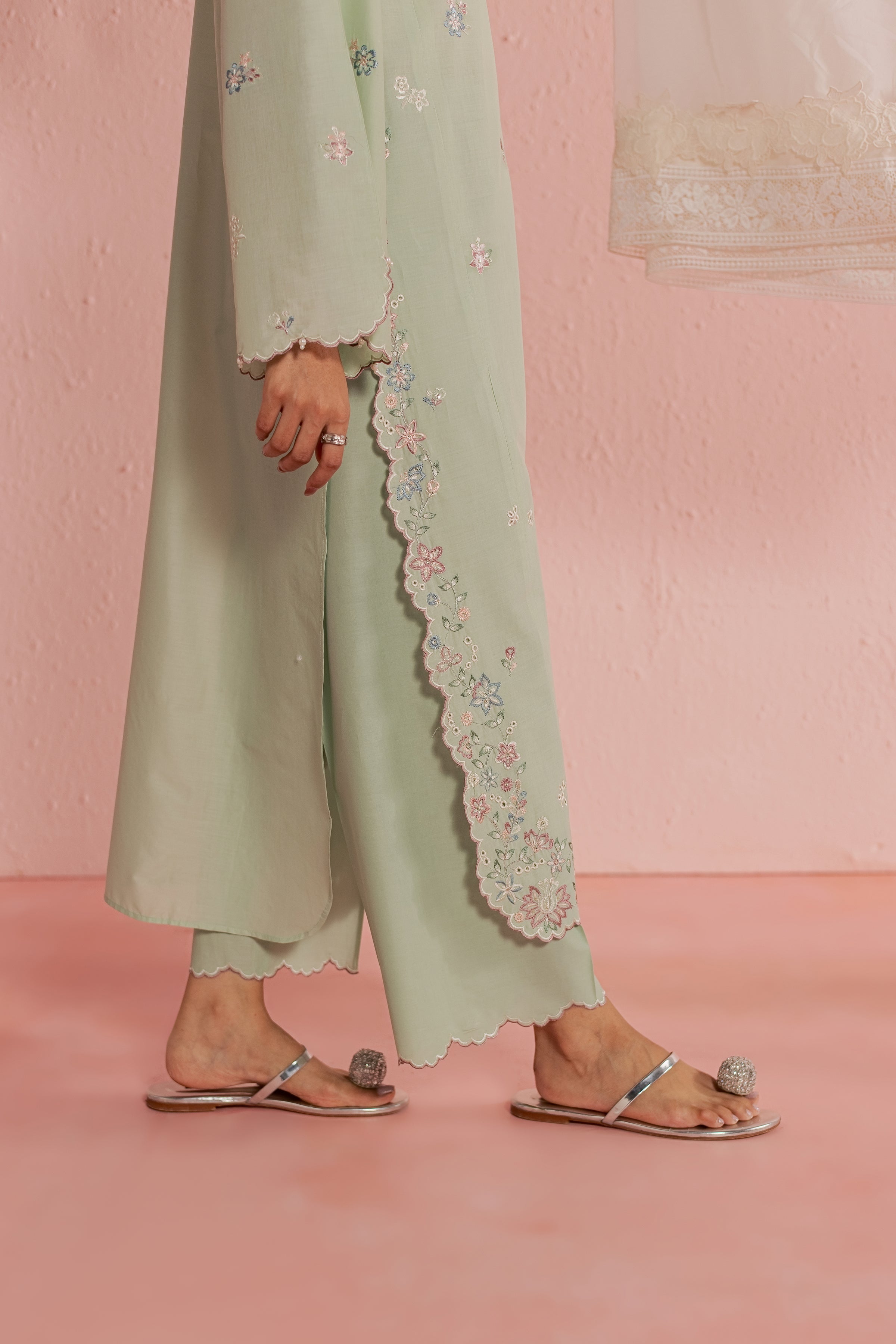  Whisper 2Pc - Embroidered Lawn Dress BATIKSS26  BATIK   XS / Frosty Green / Pima Lawn-S / Frosty Green / Pima Lawn-M / Frosty Green / Pima Lawn-L / Frosty Green / Pima Lawn-XL / Frosty Green / Pima Lawn