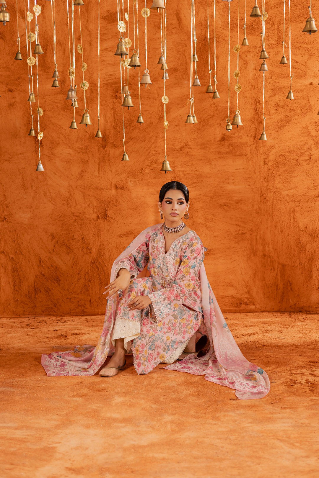  Gul 3Pc - Printed Lawn Dress BATIKEID2026  BATIK   XS / Pink / Lawn-S / Pink / Lawn-M / Pink / Lawn-L / Pink / Lawn-XL / Pink / Lawn