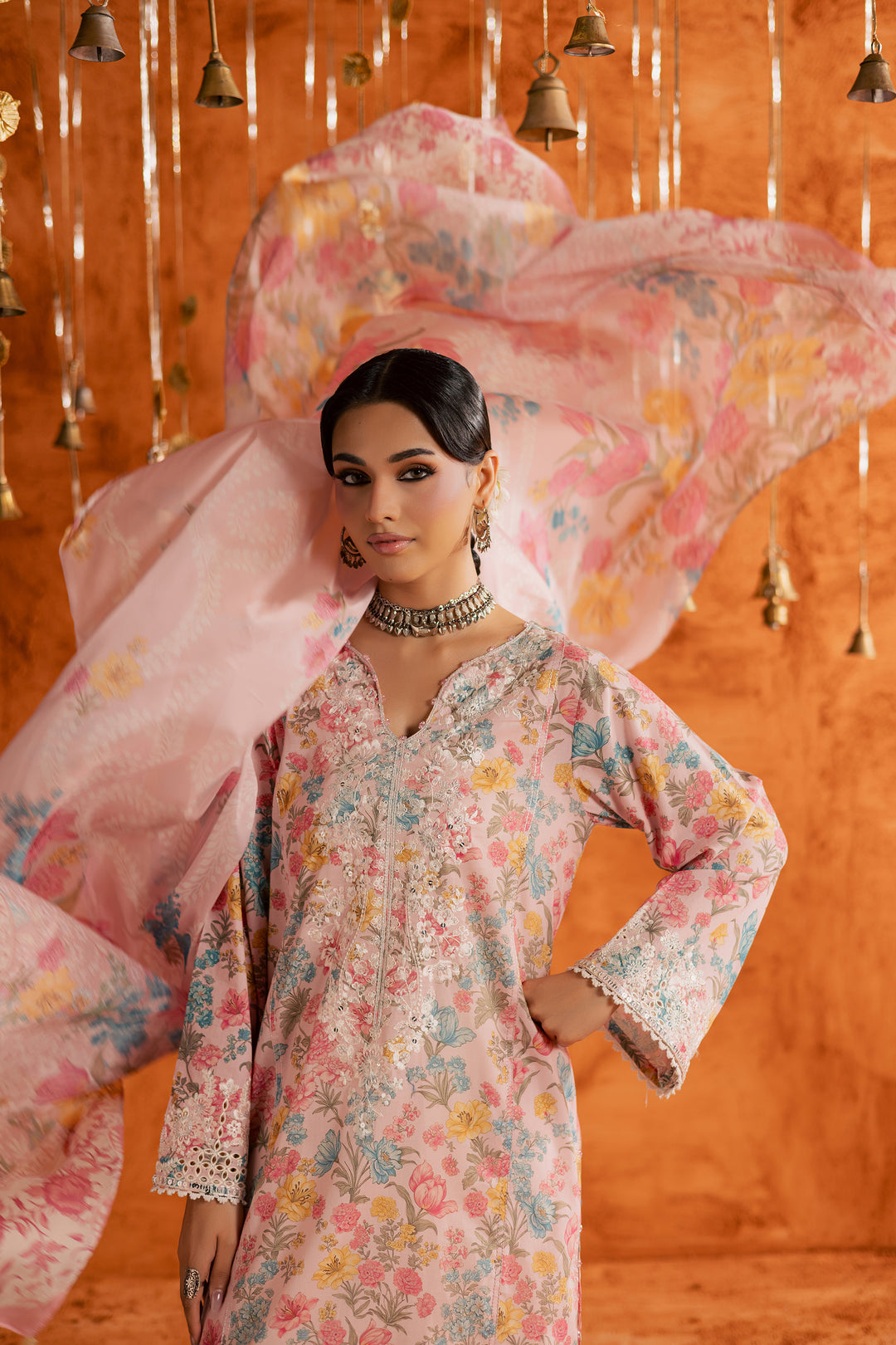  Gul 3Pc - Printed Lawn Dress BATIKEID2026  BATIK   XS / Pink / Lawn-S / Pink / Lawn-M / Pink / Lawn-L / Pink / Lawn-XL / Pink / Lawn